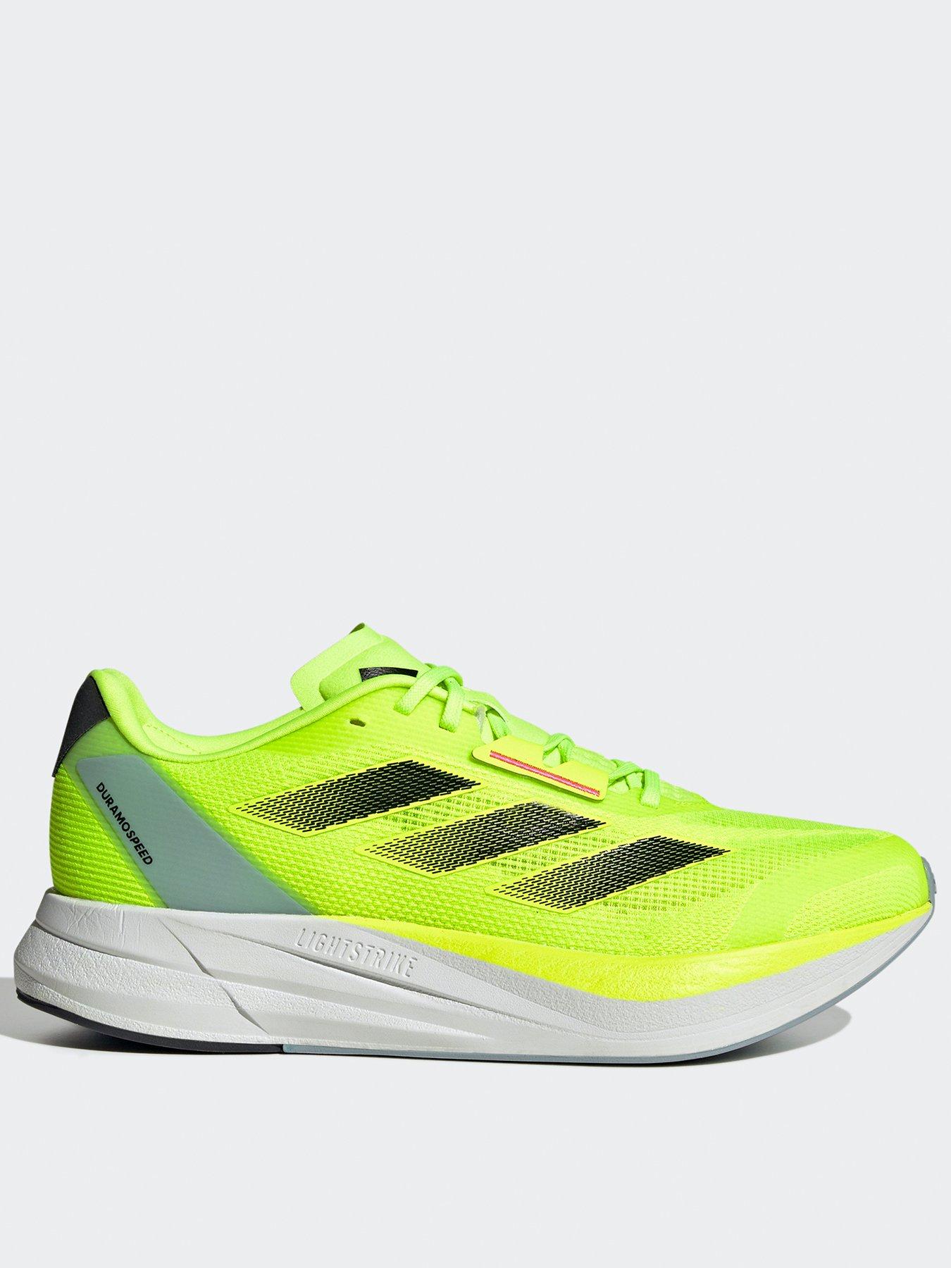 Grey and yellow adidas hot sale trainers