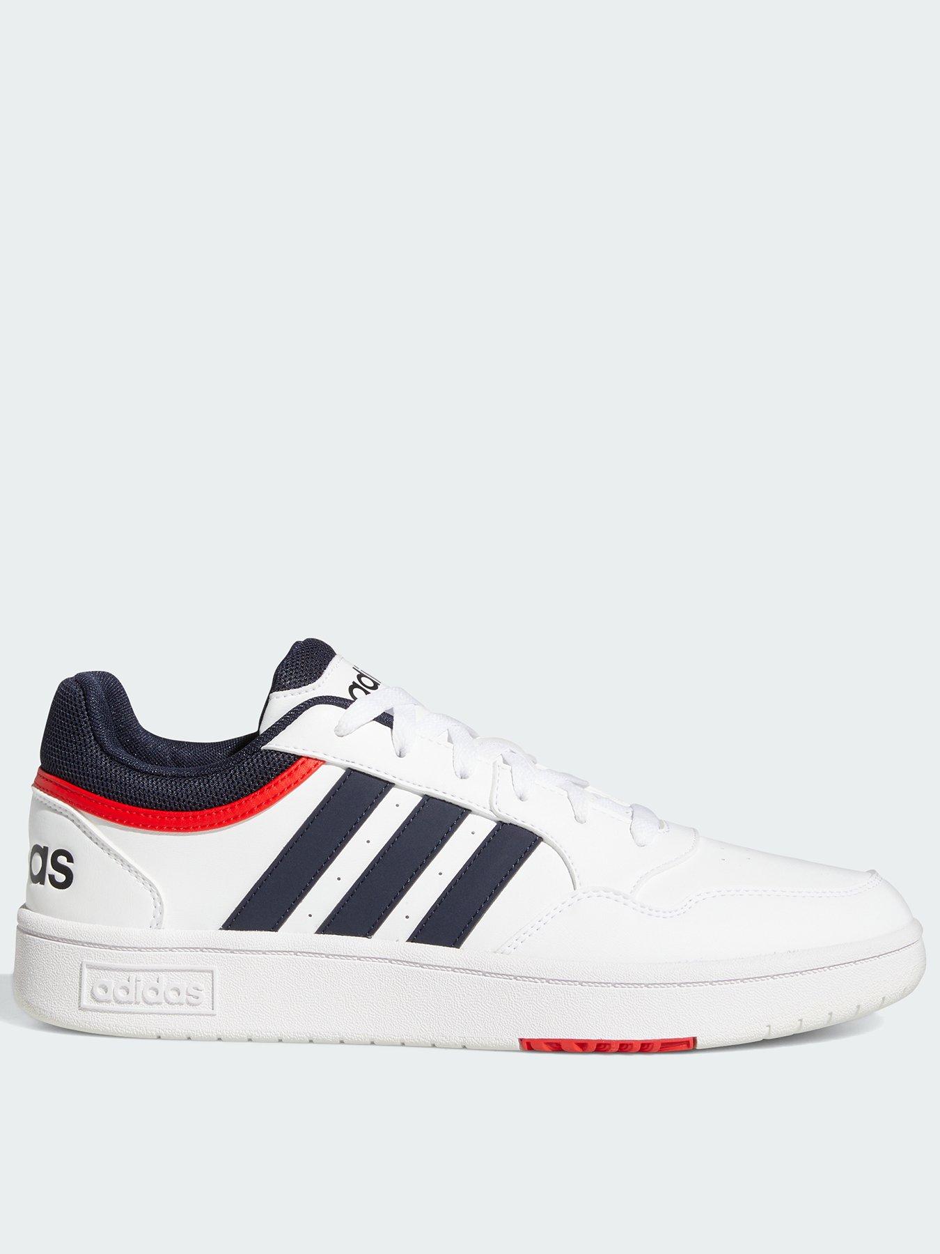 adidas Sportswear Mens Hoops 3.0 Trainers - White/Navy