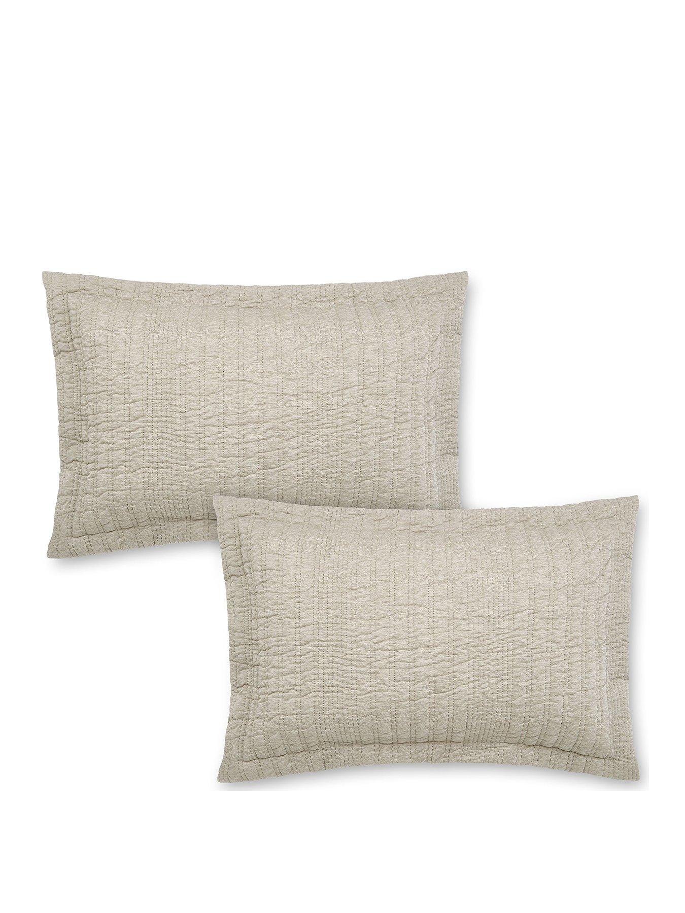 undefined Tamba Jersey Oxford Pillowcase Pair - Natural