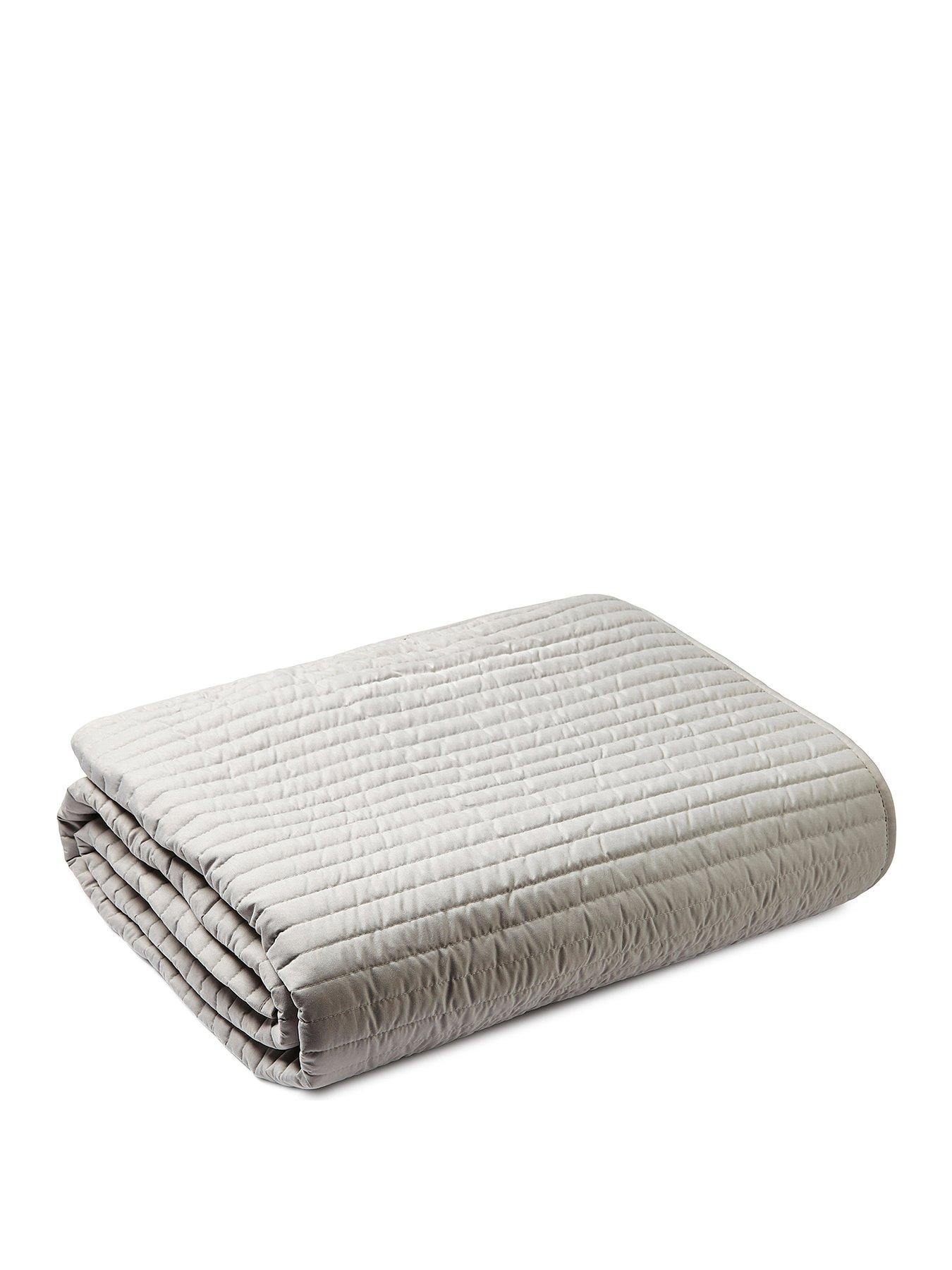 bianca-quilted-lines-bedspread-throw-in-silverstillFront