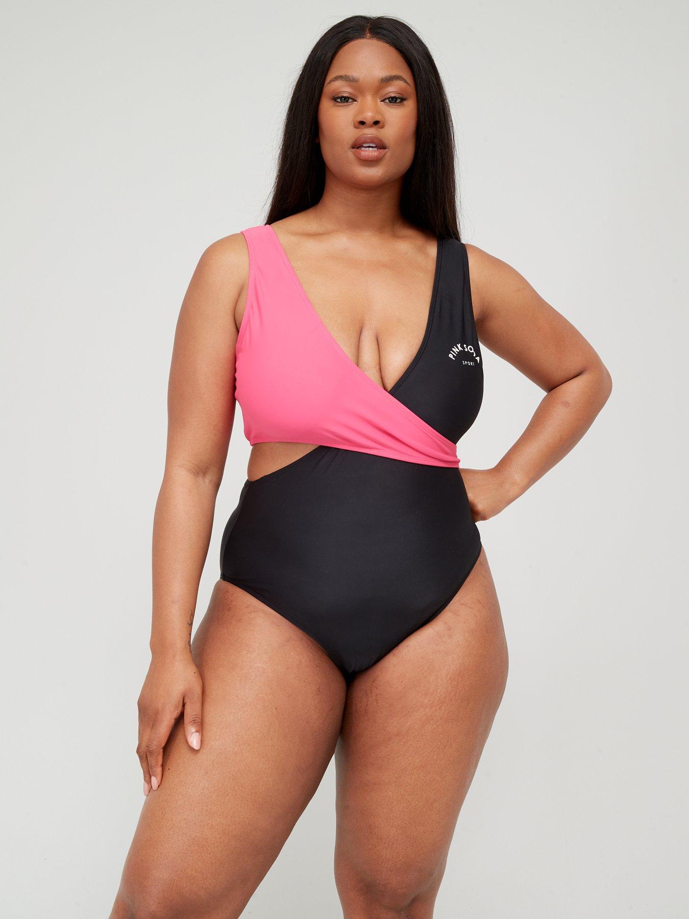 Everyday Bandeau Removable Strap Swimsuit - Black