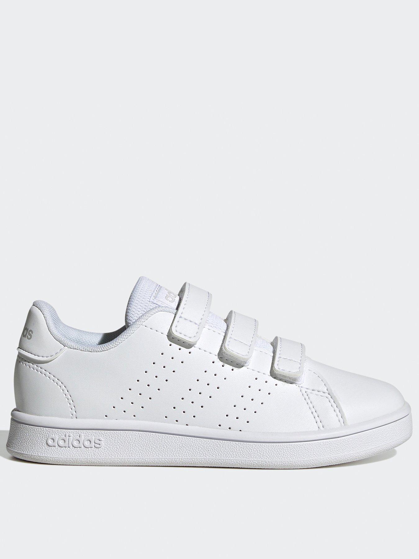 adidas-sportswear-kids-unisex-advantage-trainers-whitefront