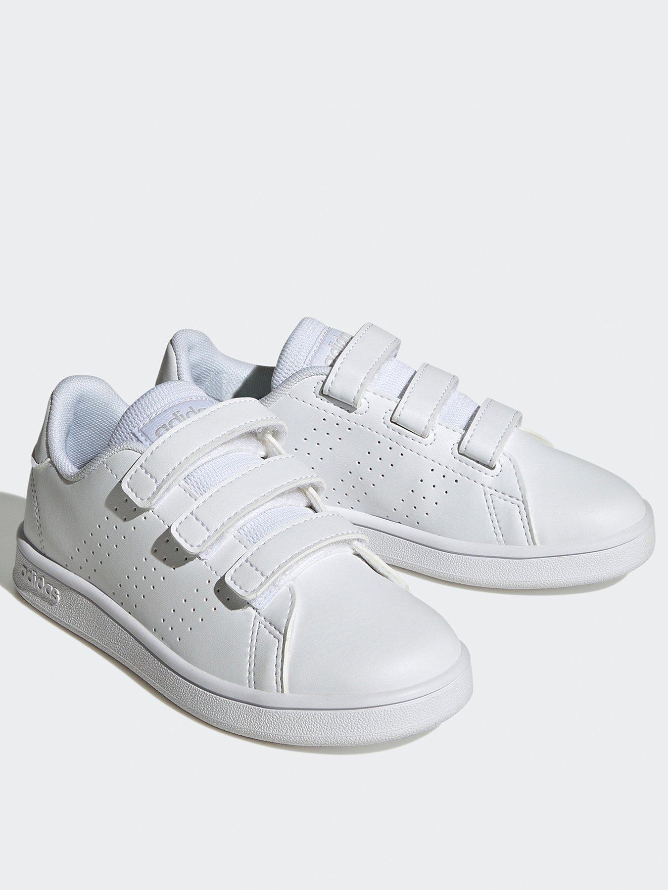 adidas-sportswear-kids-unisex-advantage-trainers-whiteback