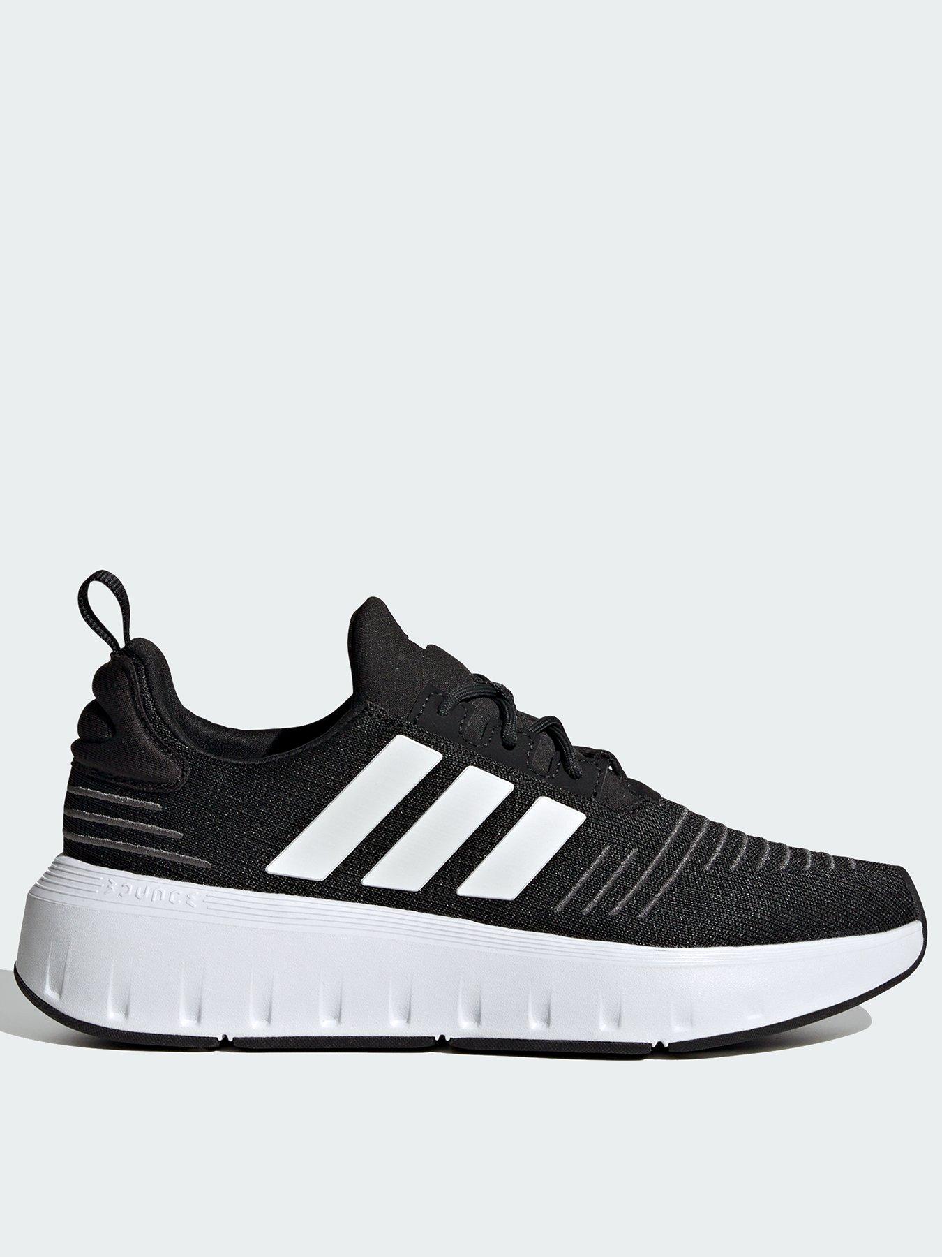 Adidas white swift outlet run trainers junior