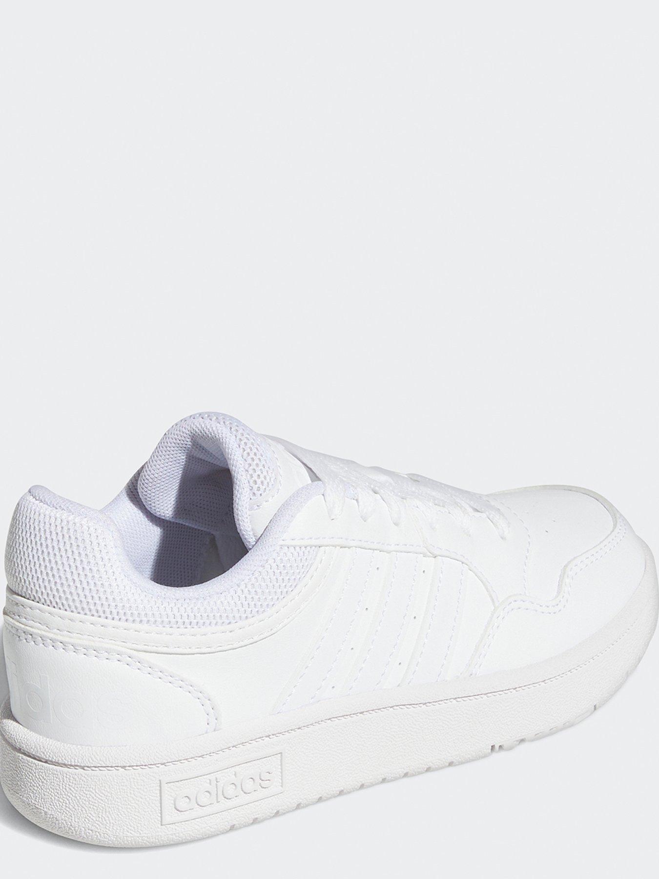 adidas-sportswear-kids-unisex-hoops-30-trainers-whitewhitestillFront