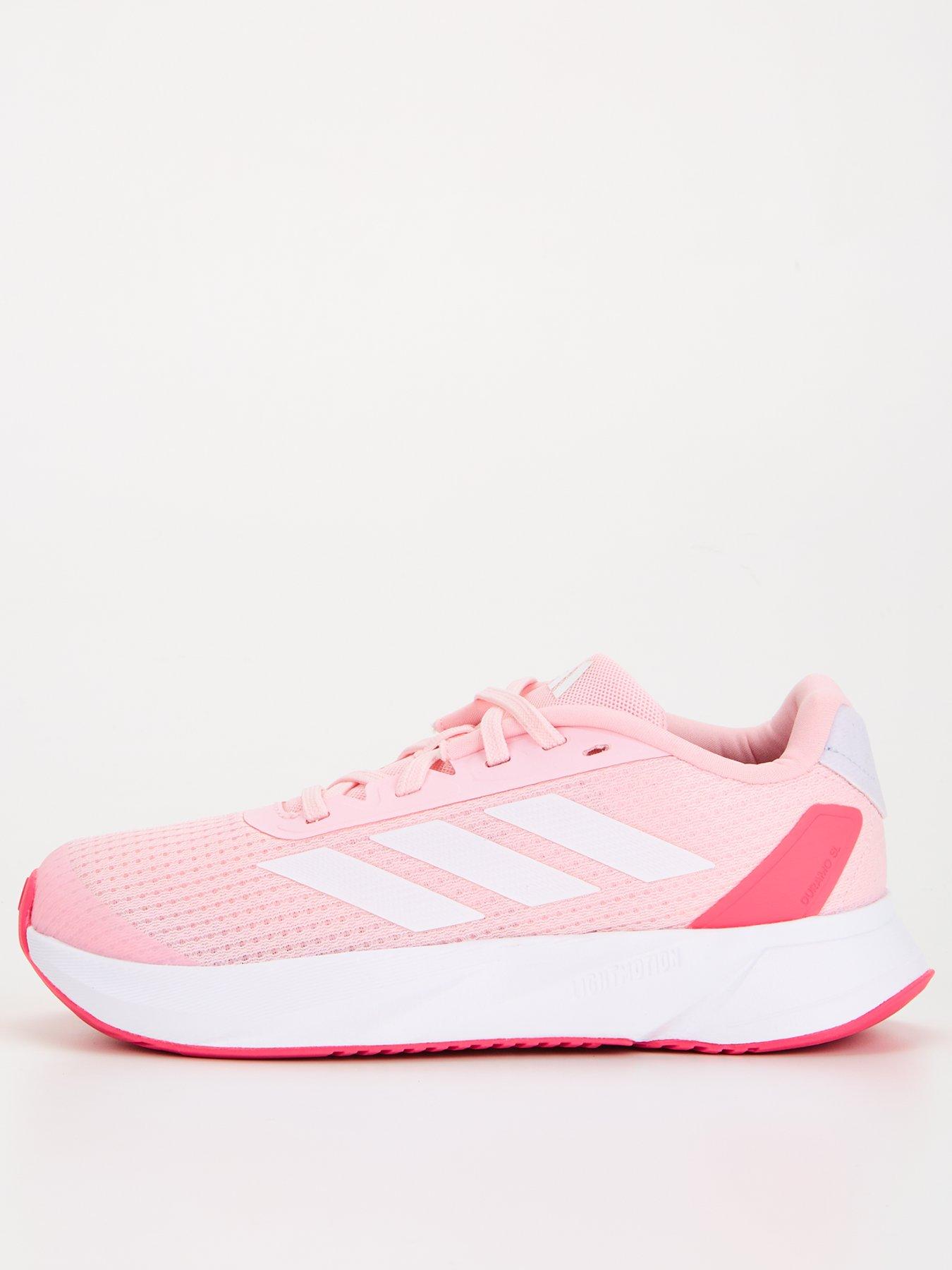 Baby pink adidas clearance trainers