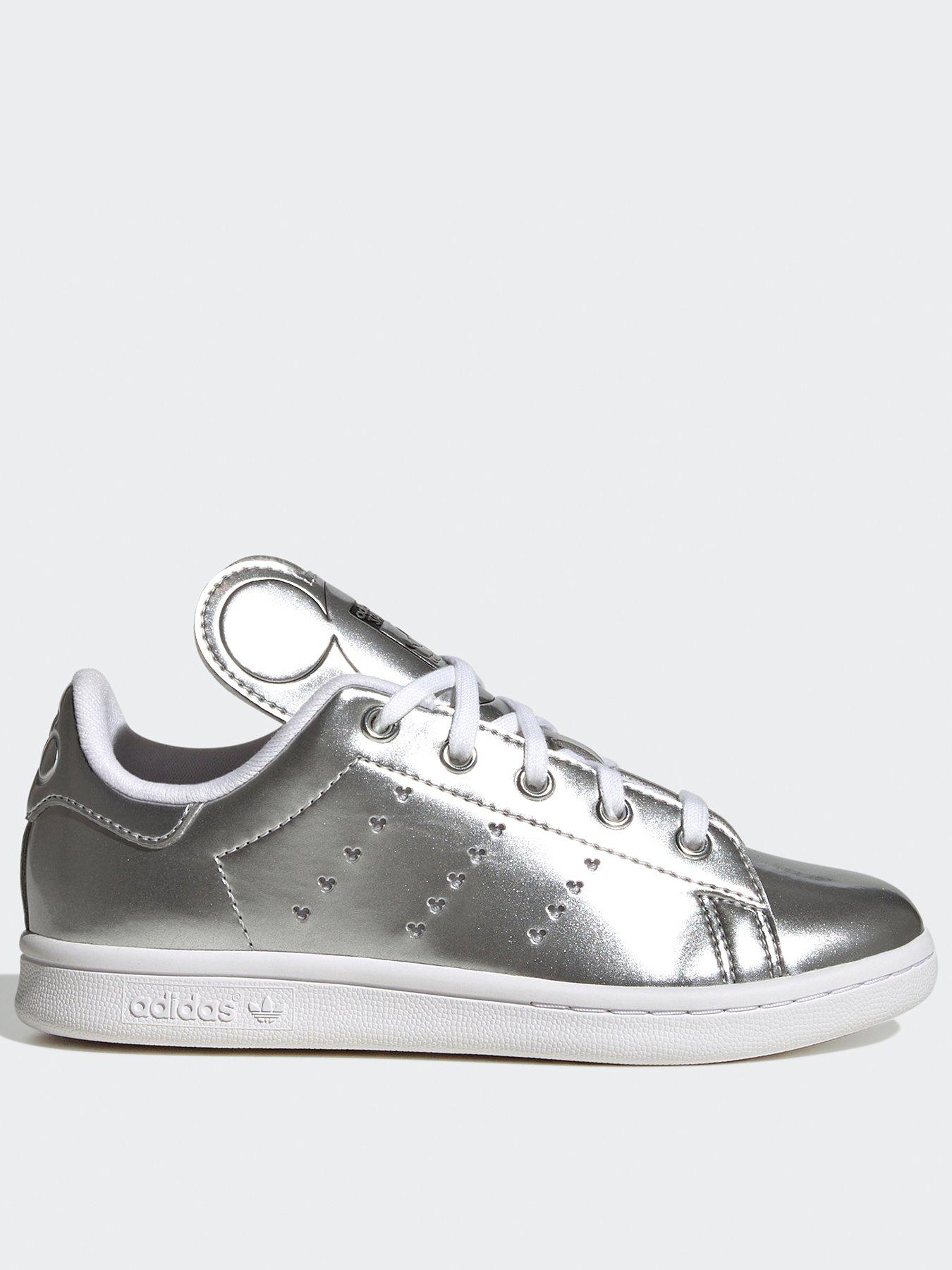 Stan smith kids silver online