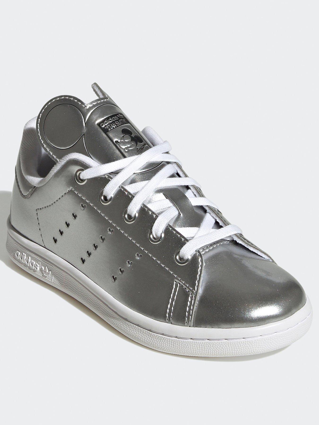 Adidas originals stan hot sale smith kids silver