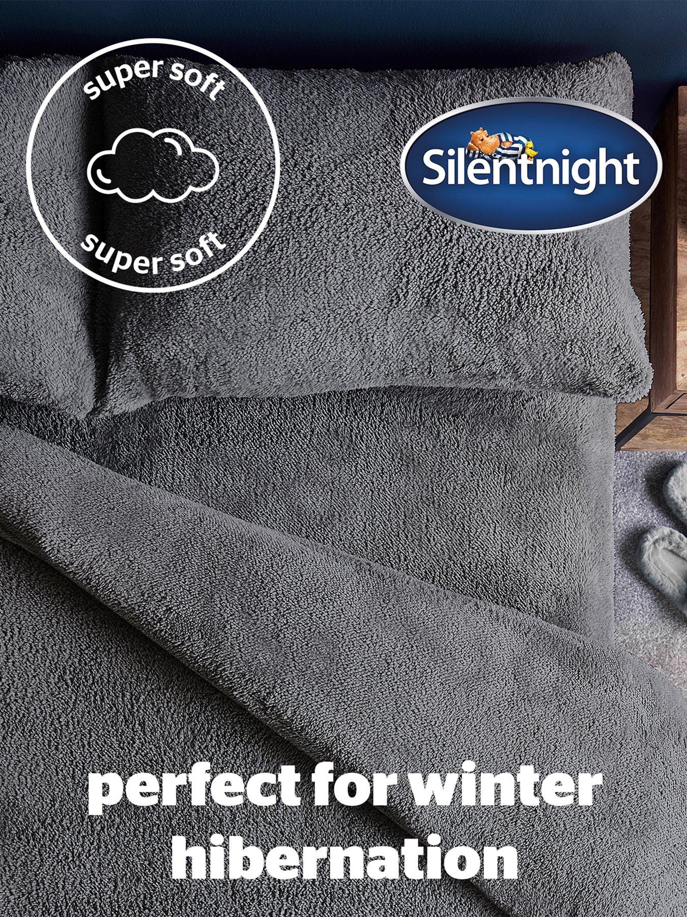 silentnight-teddy-fleece-duvet-cover-set-charcoalback