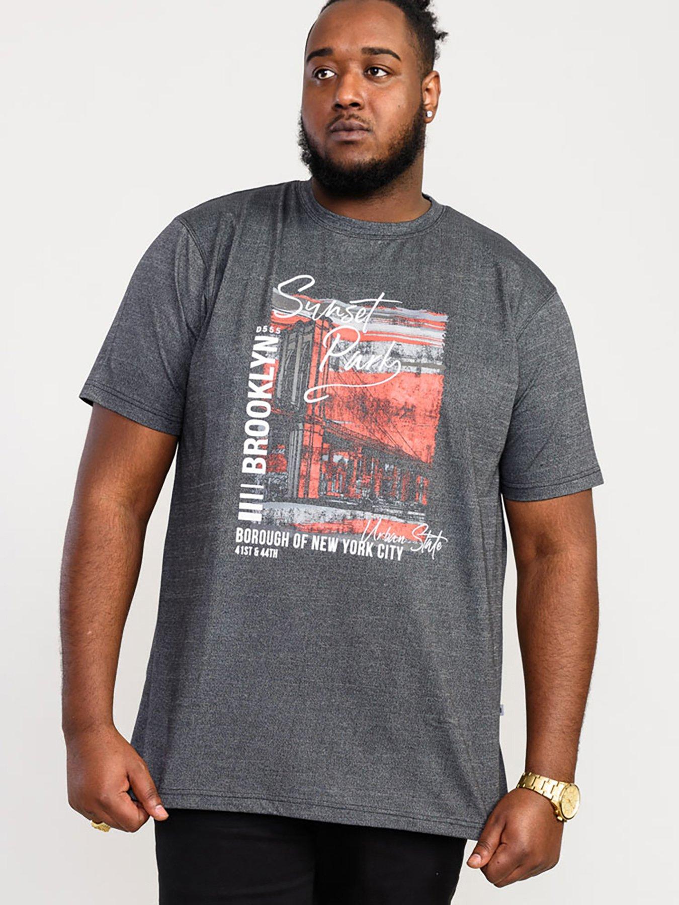 D555 Bramfield Sunset Park Brooklyn Printed T-Shirt - Black
