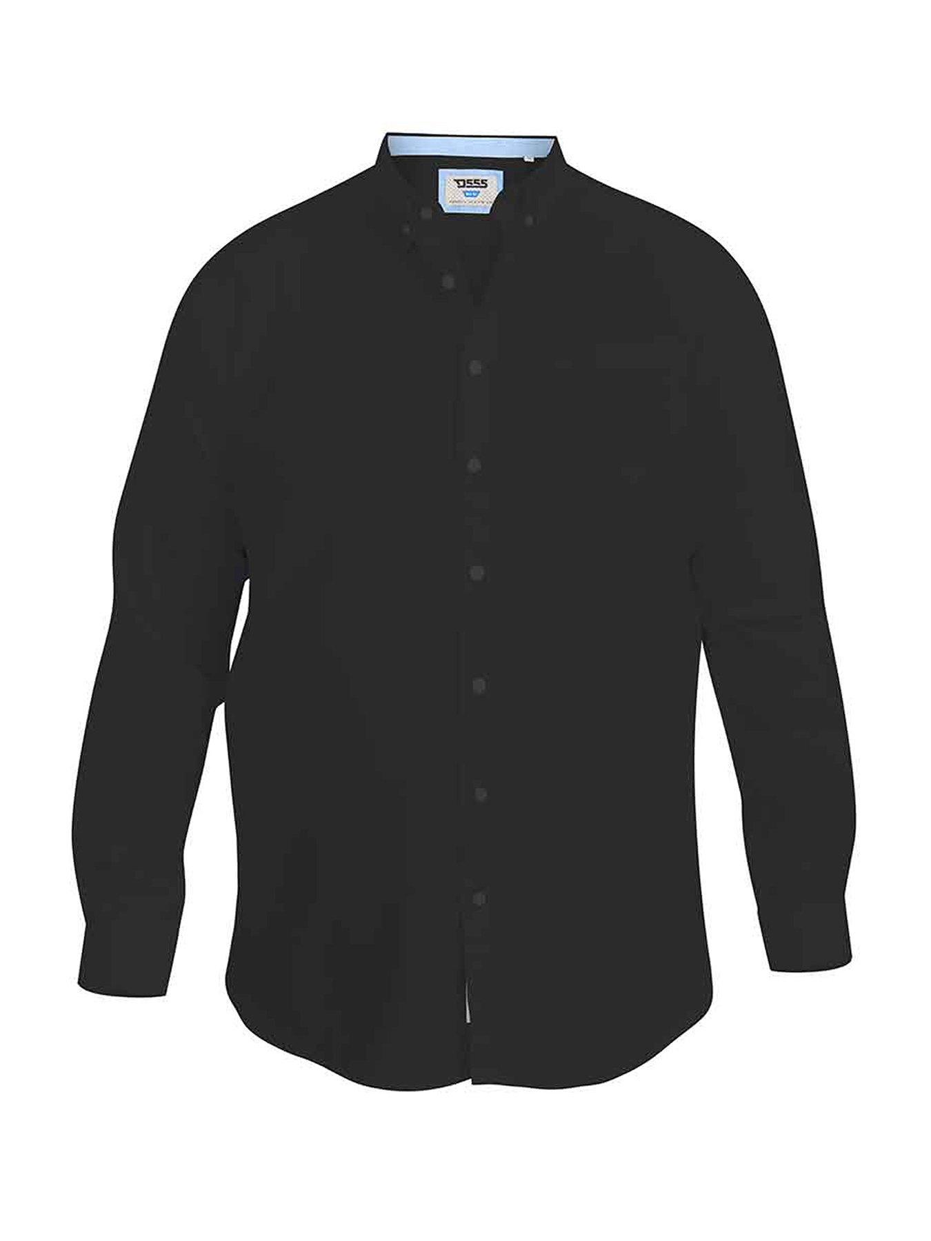 d555-richard-basic-oxford-long-sleeve-shirt--blackoutfit