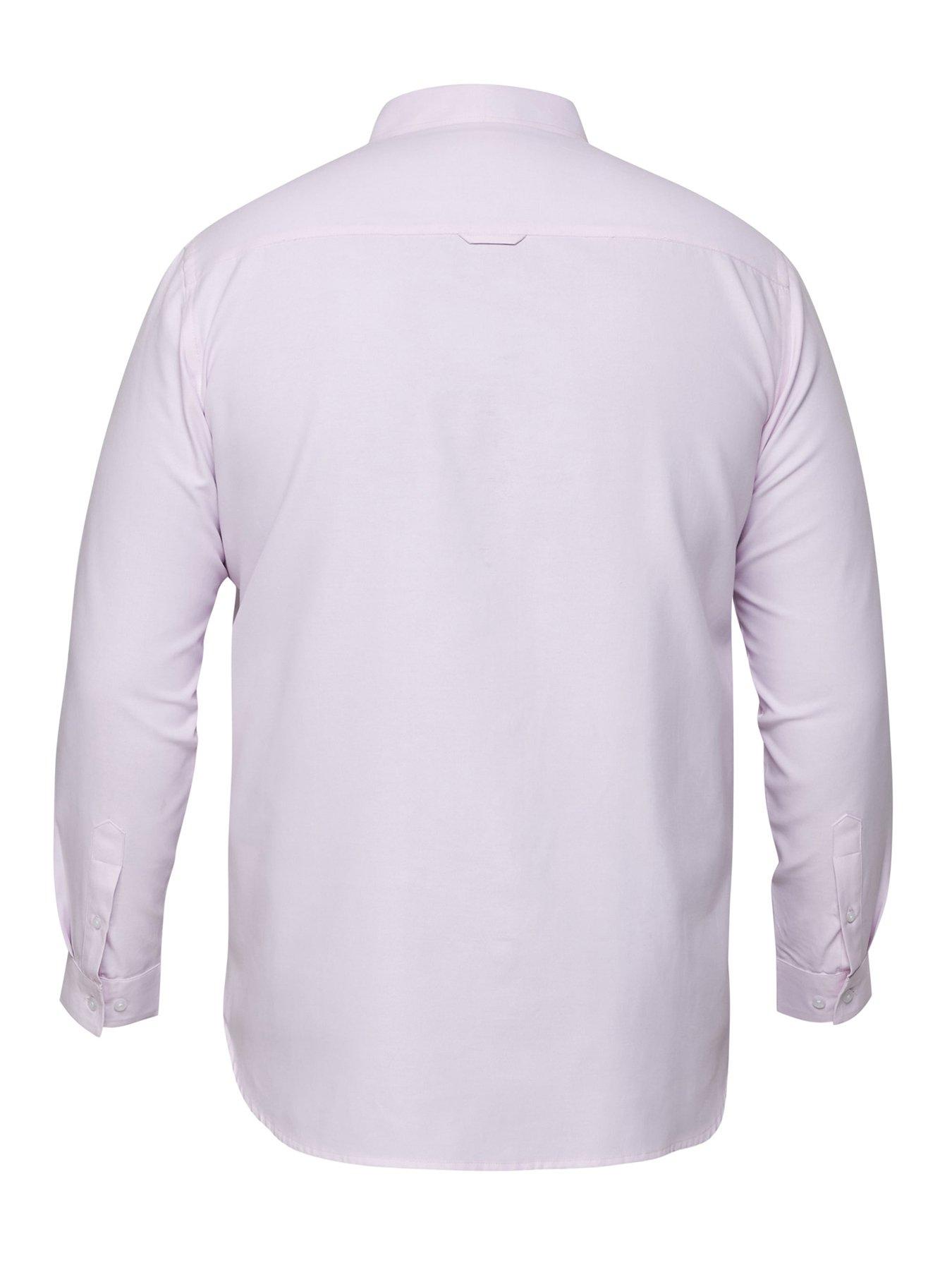 d555-richard-basic-oxford-long-sleeve-shirt--pinkdetail