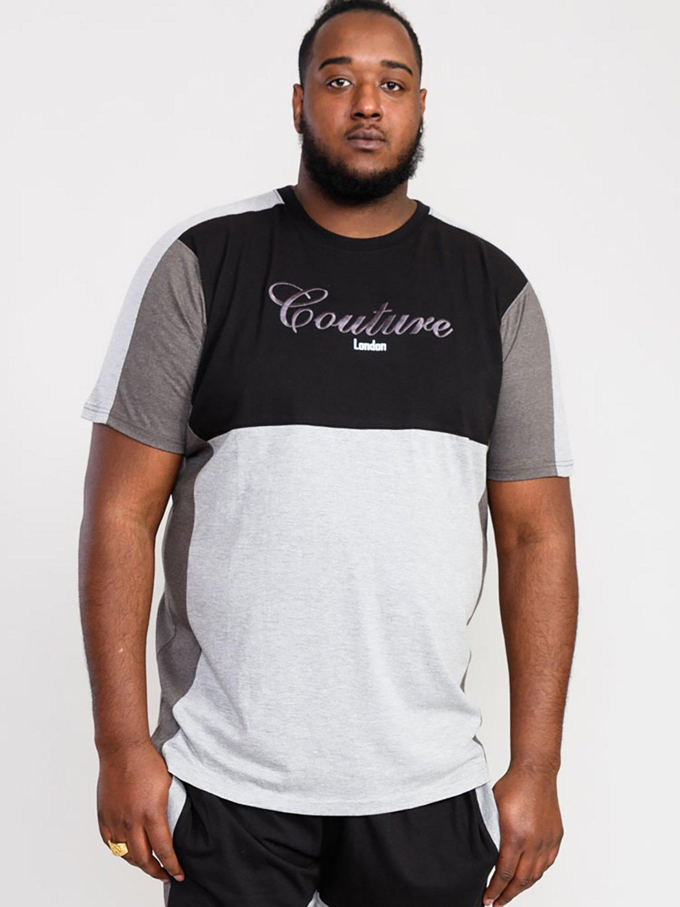 D555 Felix Couture Cut-And-Sew Detail T-Shirt - Multi