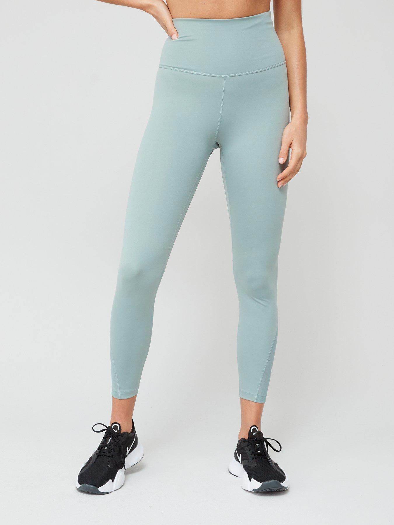 Puma Fit Eversculpt high waist 7/8 leggings in black and mint green