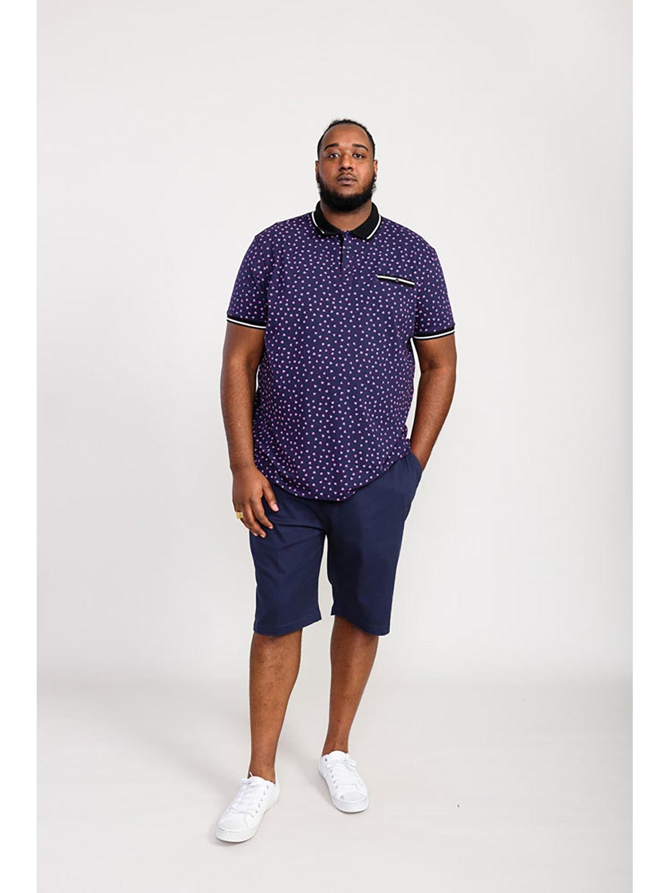 d555-rover-melon-printed-polo-shirt-navyoutfit