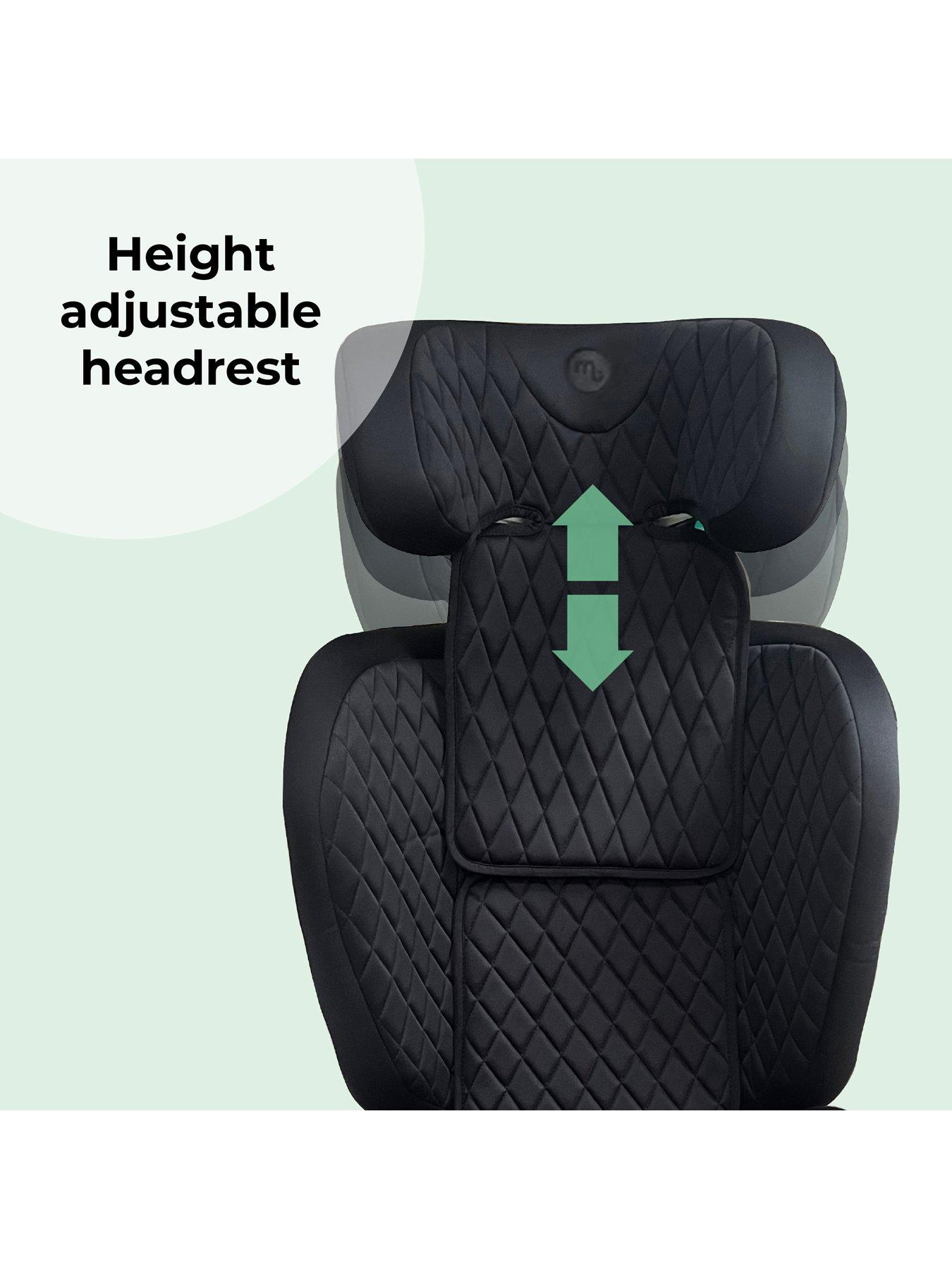 Image 4 of 7 of My Babiie Billie Faiers iSize Quilted Black Car Seat (100-150cm)