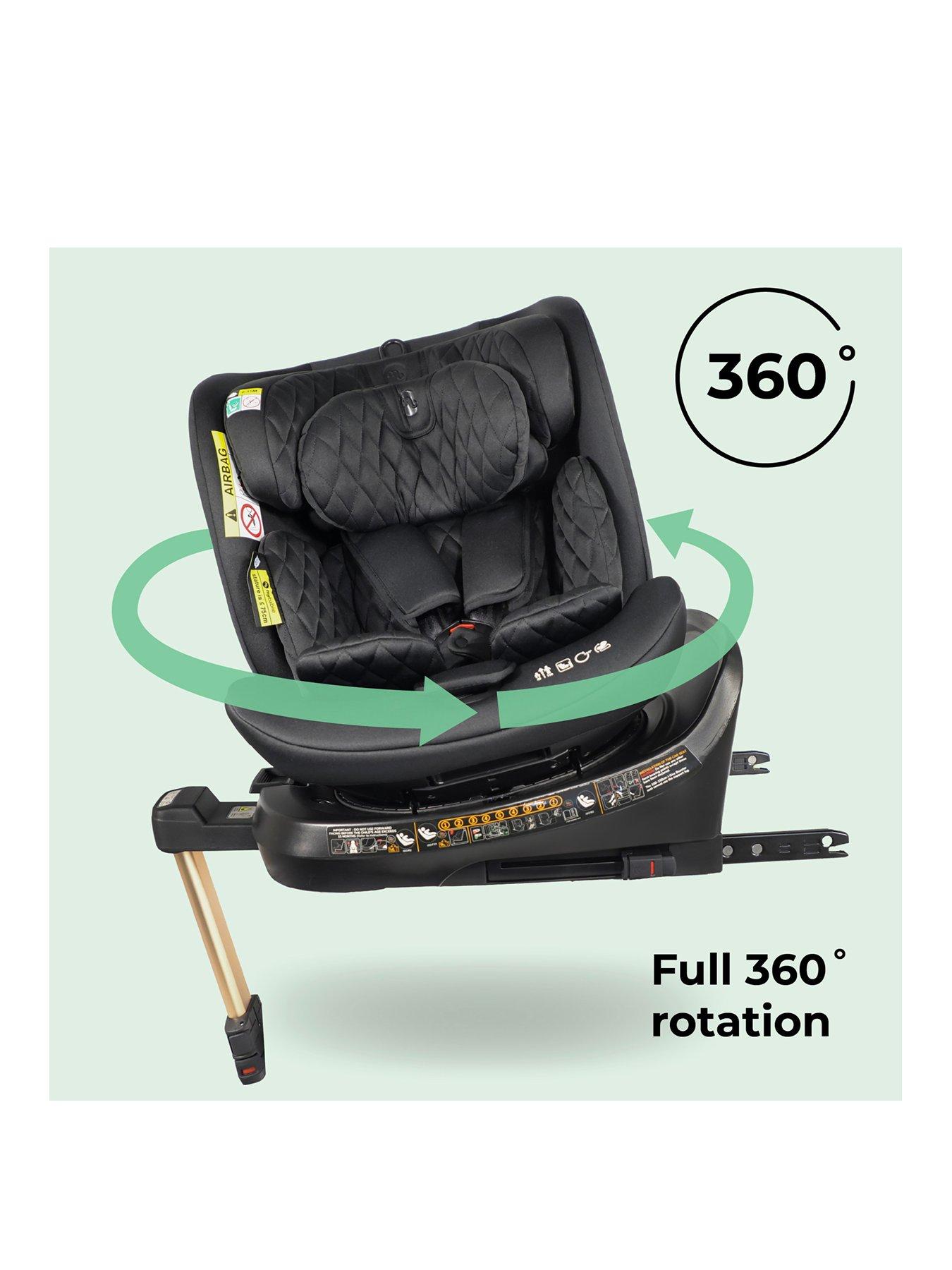 Image 3 of 8 of My Babiie MBCSSPIN i-Size (40-150cm) Spin Car Seat - Quilted Black