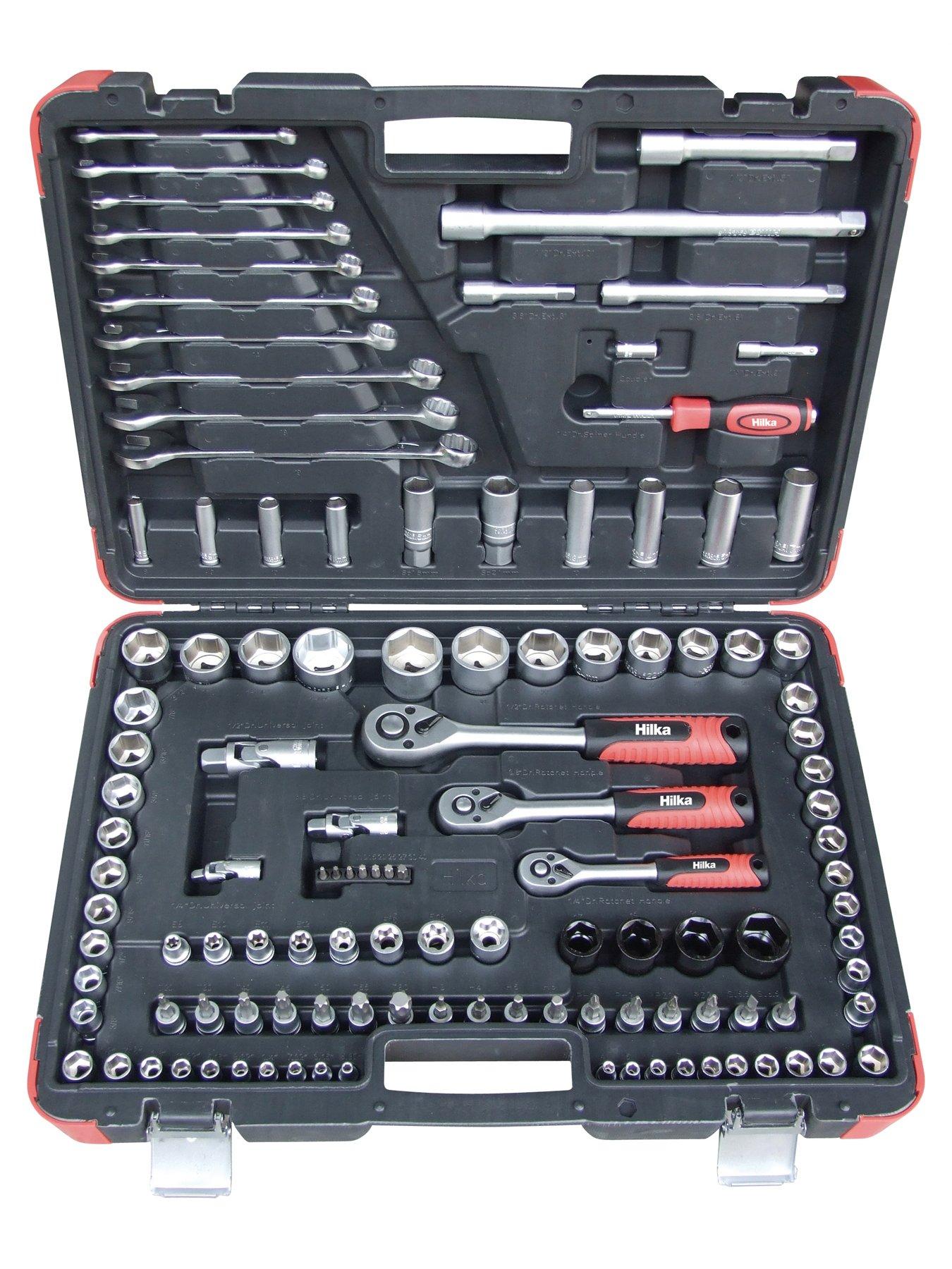 Image 2 of 2 of Hilka Tools 120 pce 1/4", 3/8" & 1/2" Dr Socket Set