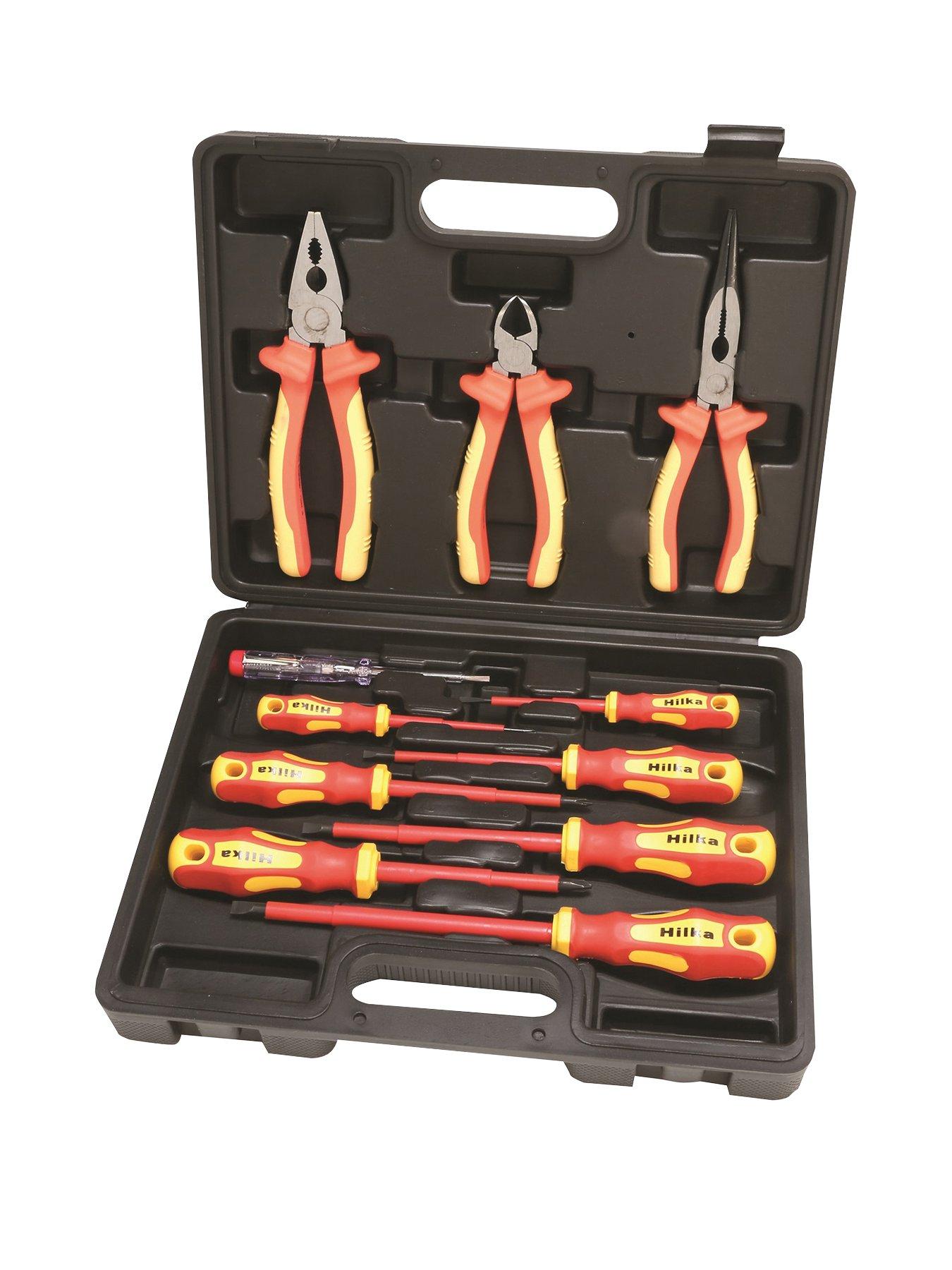 hilka-tools-11-pce-vde-screwdriver-pliers-set