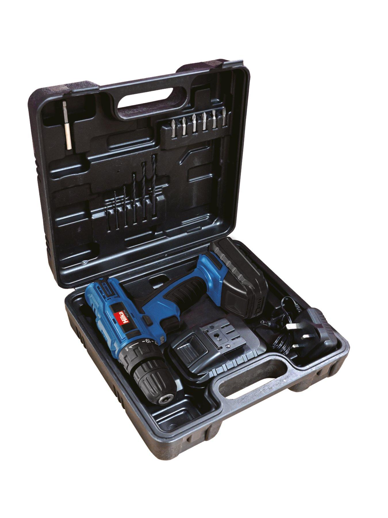 Hilka Tools 18V Li ion Cordless Drill Driver with 2 Batteries