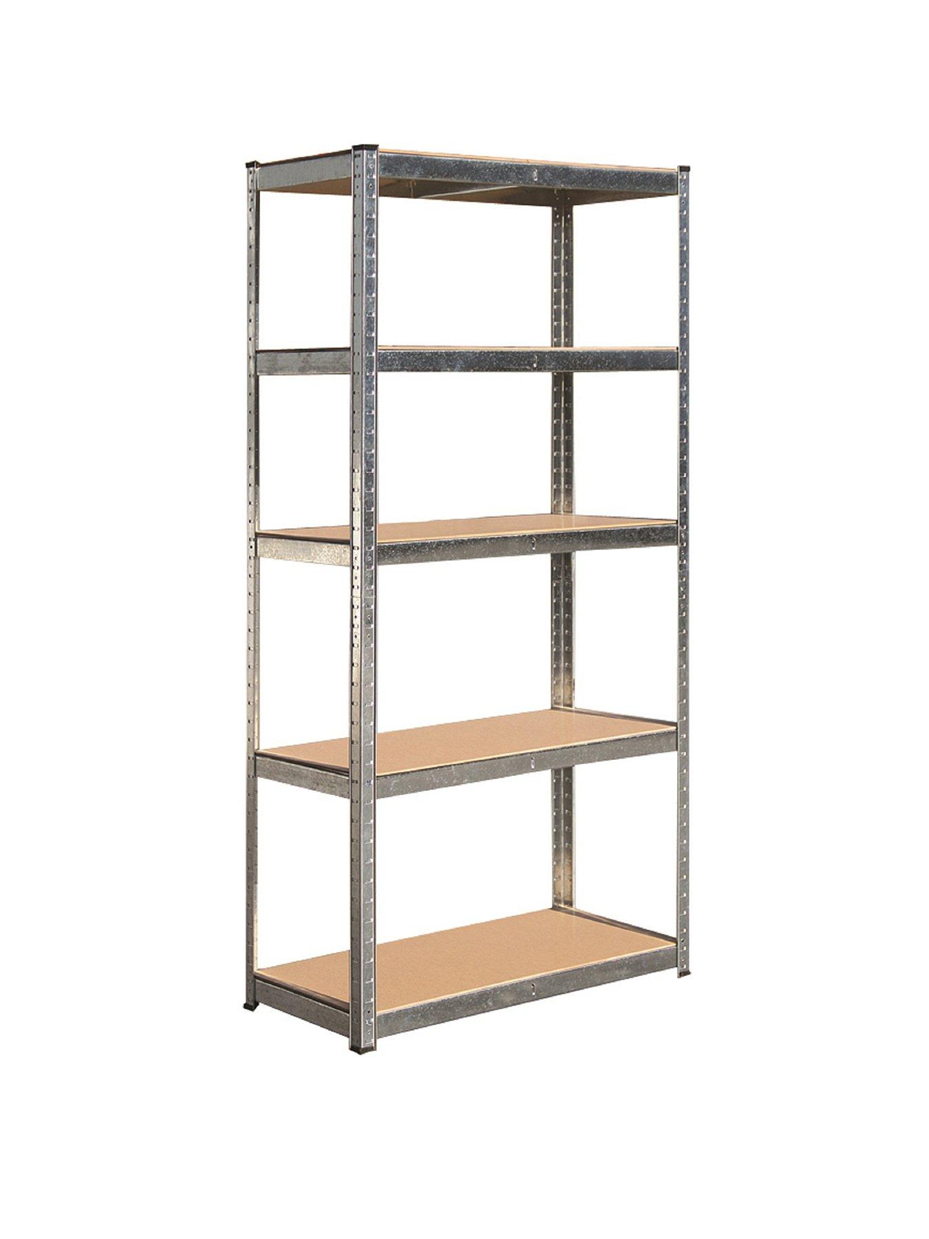 hilka-tools-175kg-5-tier-boltless-shelvingfront