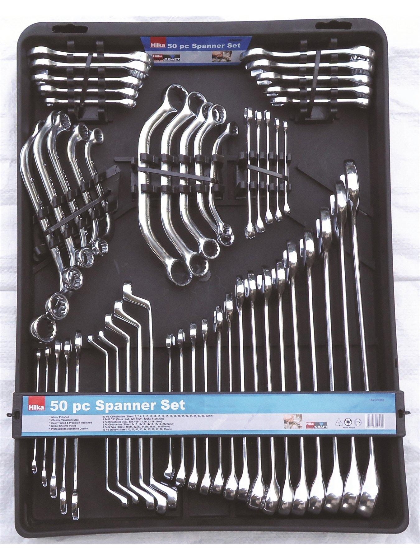 Image 2 of 2 of Hilka Tools 50 pce Spanner Set Metric