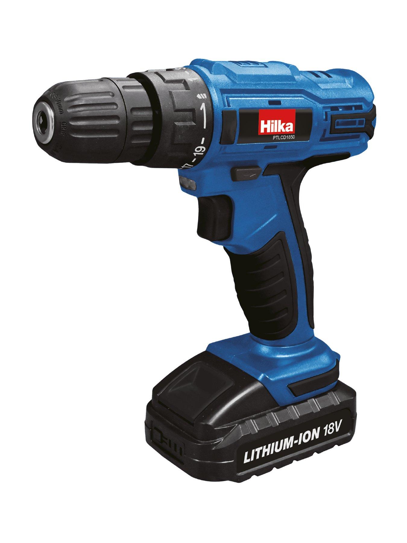 Image 3 of 4 of Hilka Tools 18V Li-ion Cordless Drill/Driver with 50 Accessories