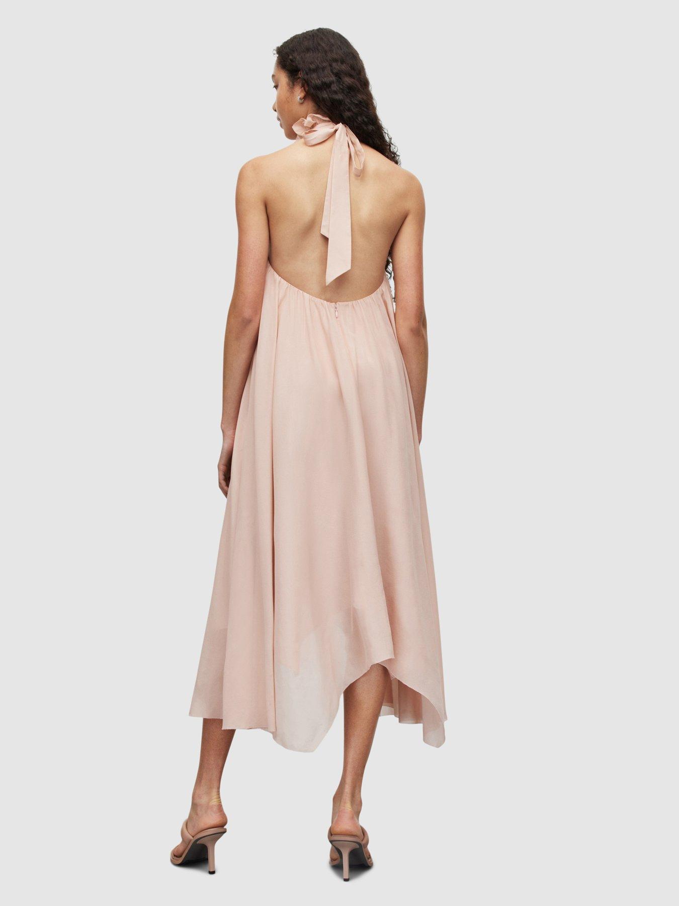 allsaints-alaya-dress-soft-pinkoutfit