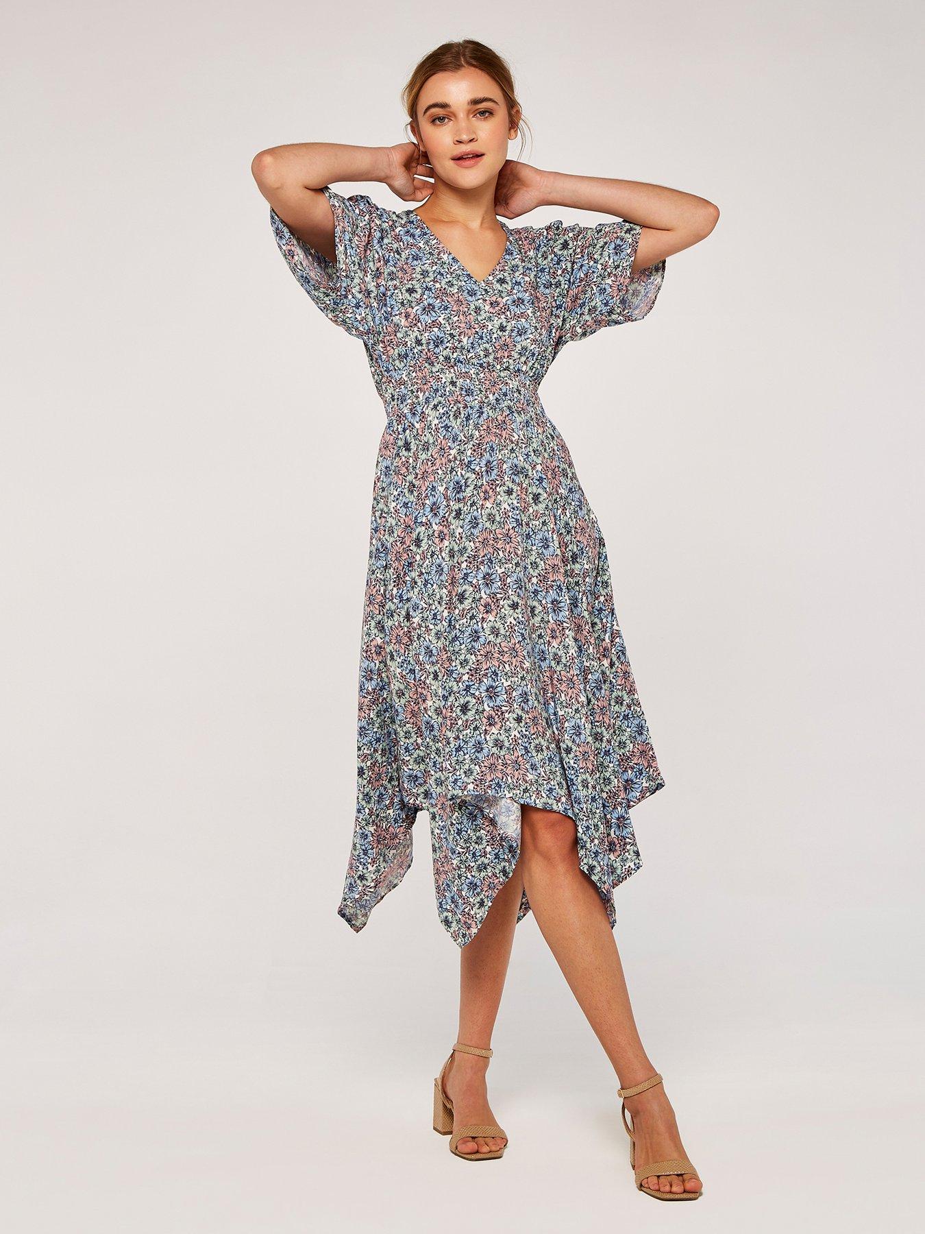 Apricot hotsell floral dress