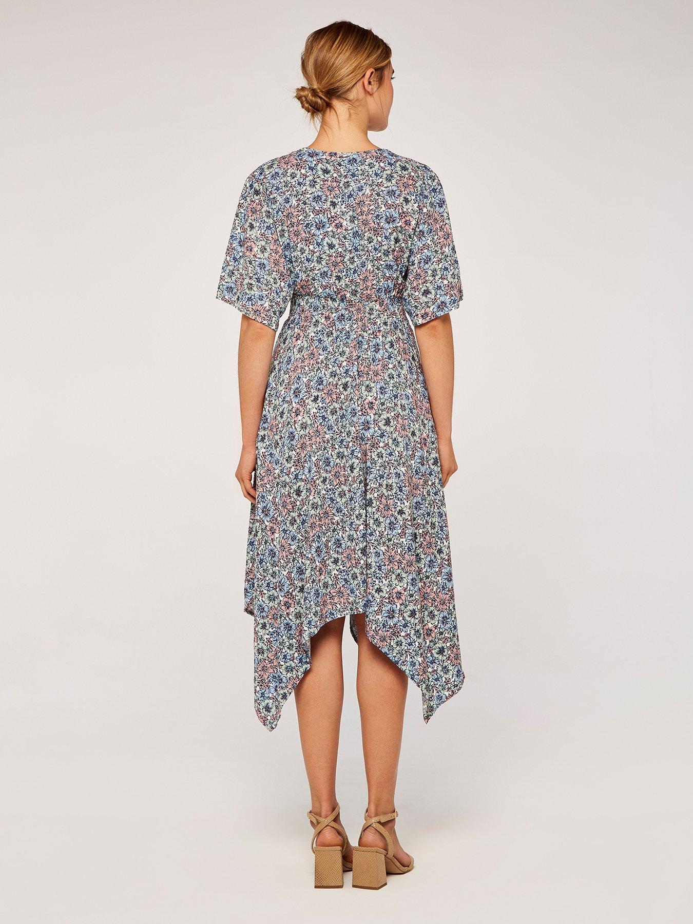 Midi hanky hem outlet dress