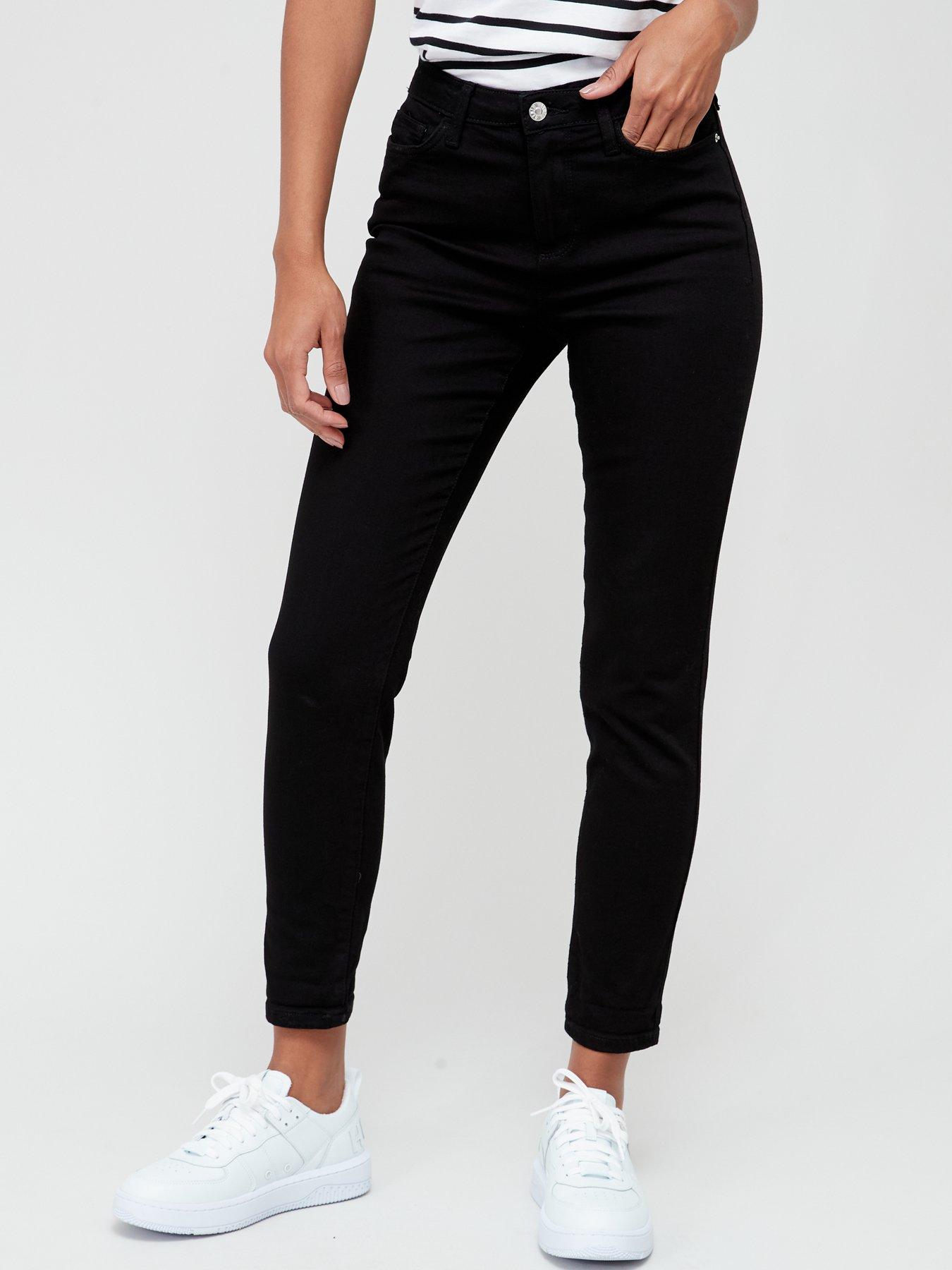 Everyday Long High Waist Jeggings - Black