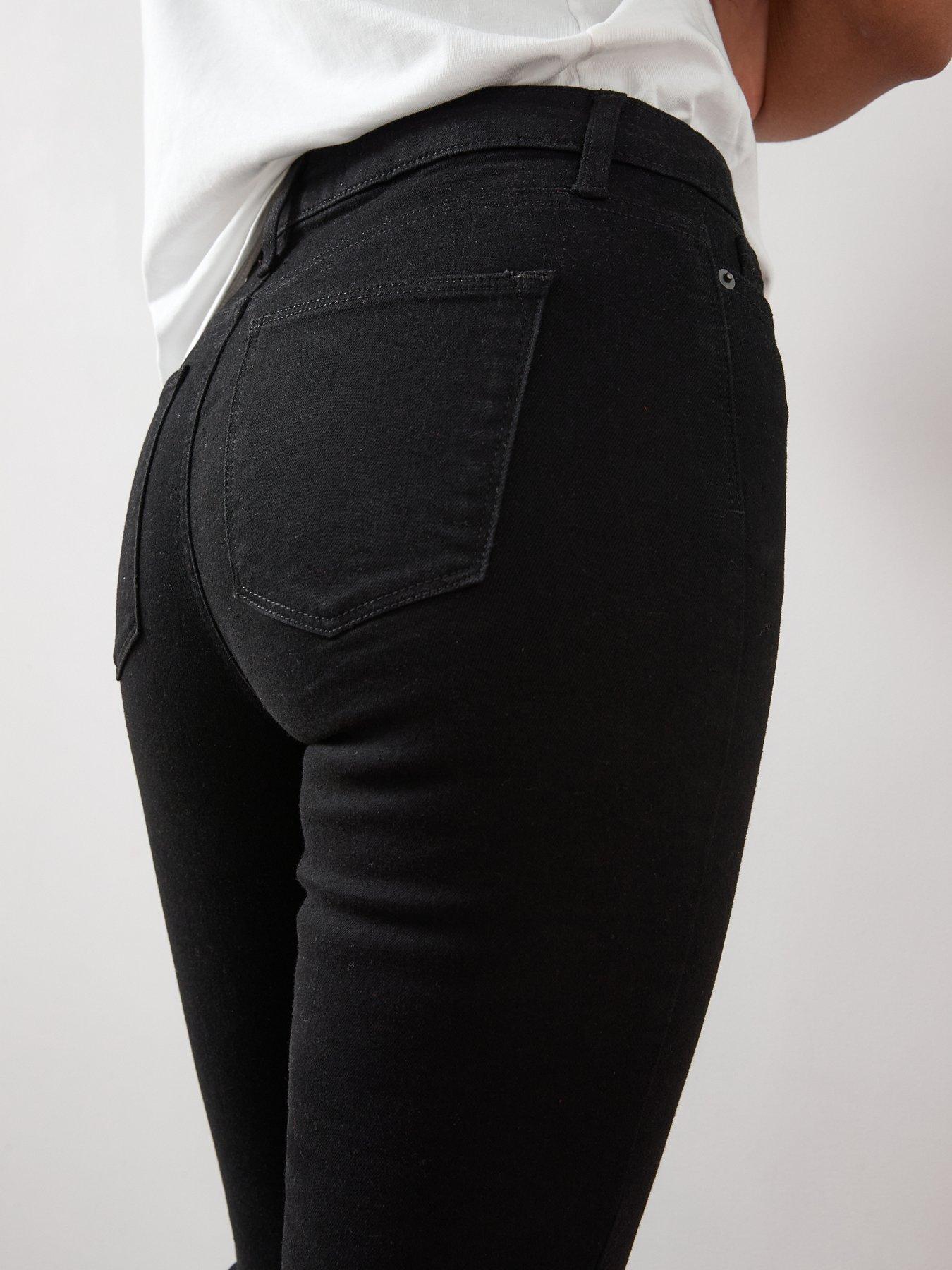 Image 4 of 7 of The Very Collection Relaxed Skinny Jeans - Black