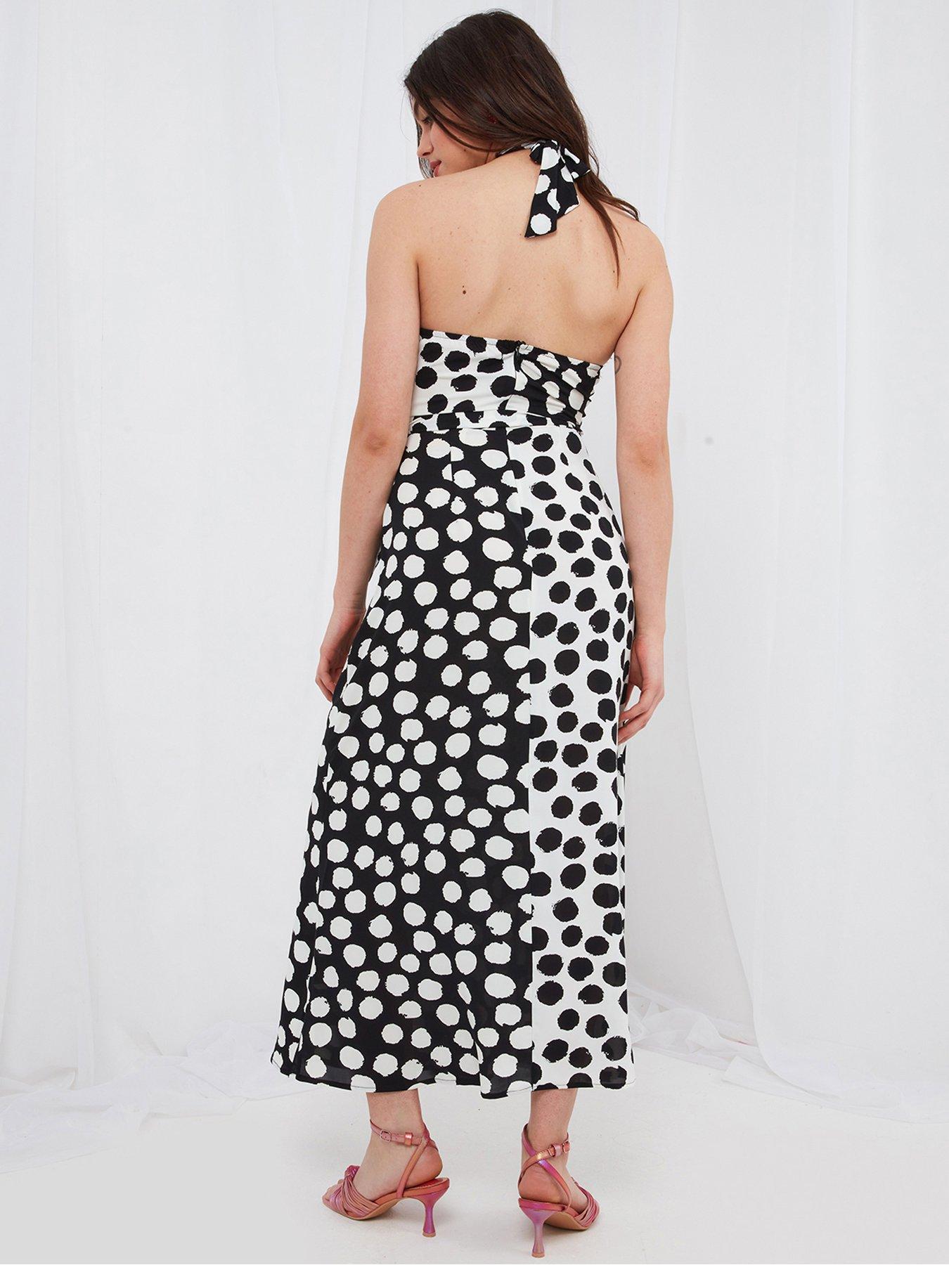 joe-browns-joe-browns-stunning-halterneck-polka-dot-midi-dress-multistillFront