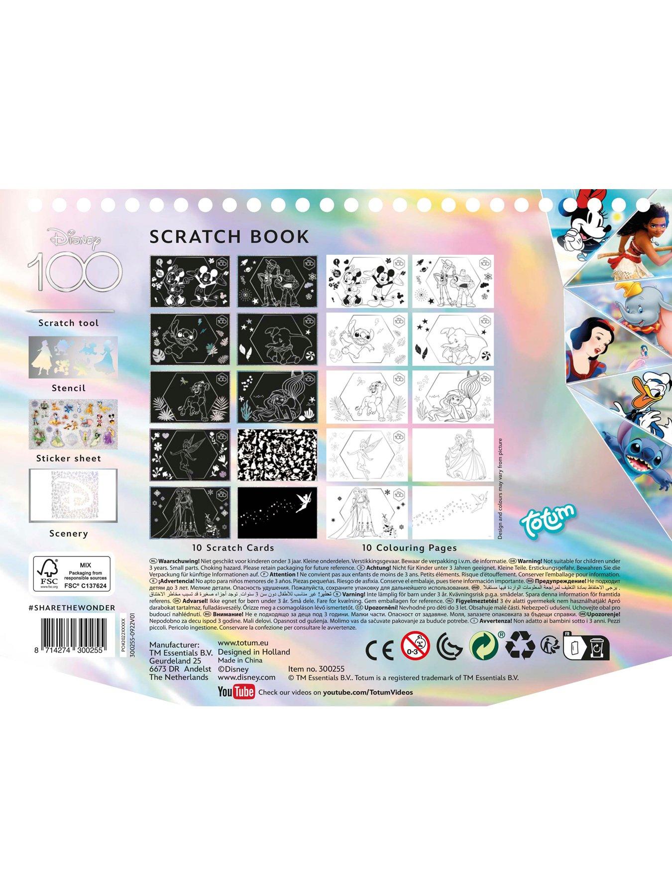 disney-100-years-twin-pack-holographic-sticker-set-and-scratchbookoutfit