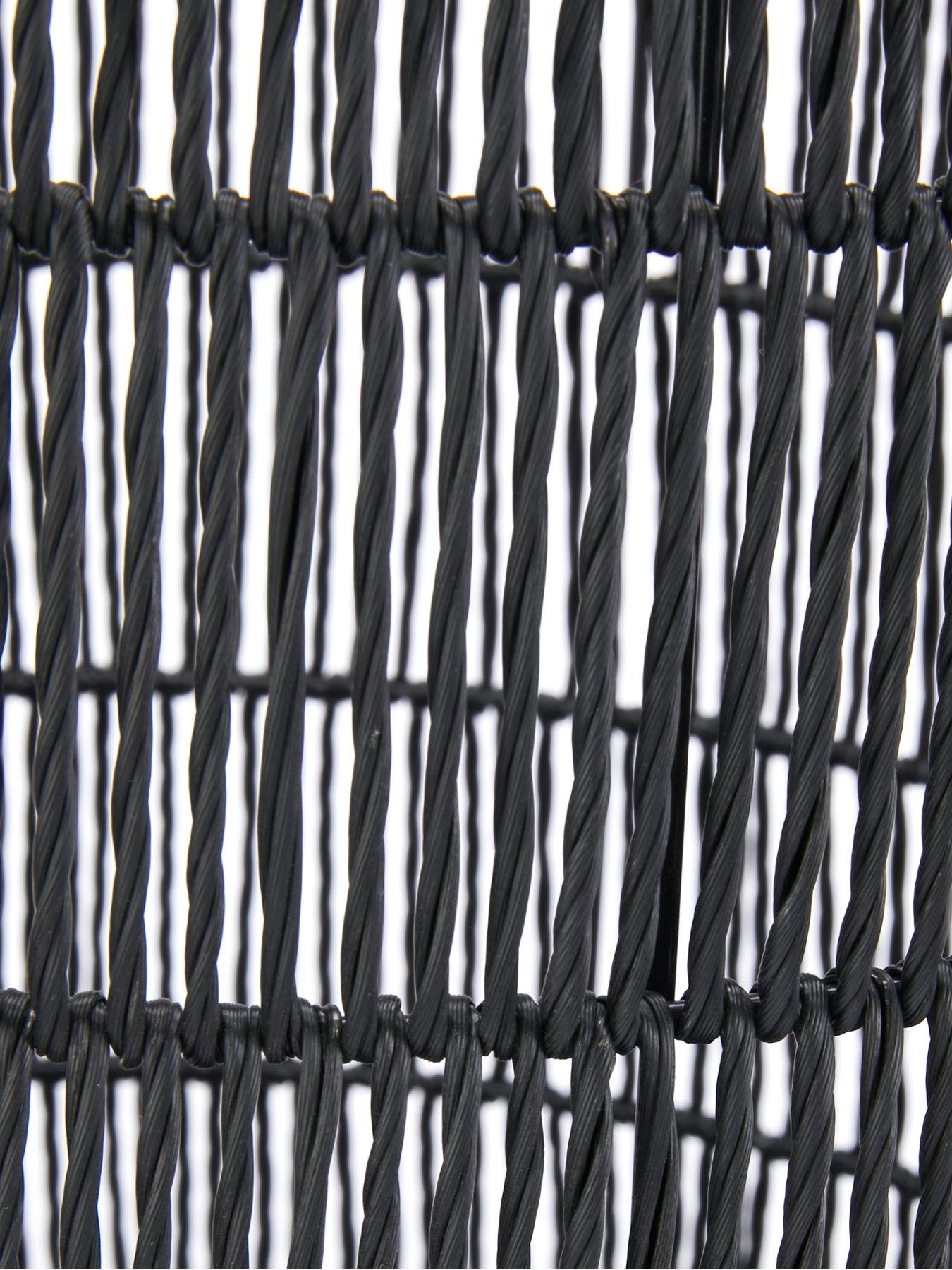 Image 6 of 6 of The Very Collection Poly Rattan Black Basket