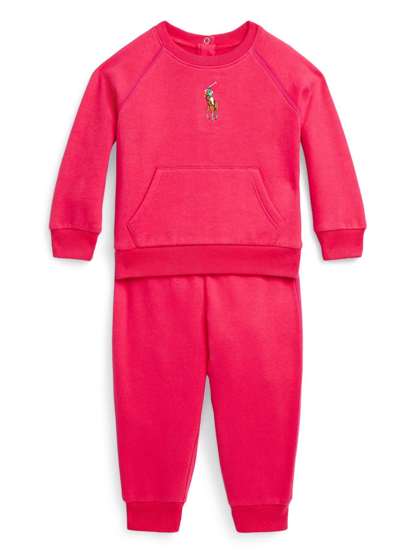 Baby girl best sale polo sweat suit