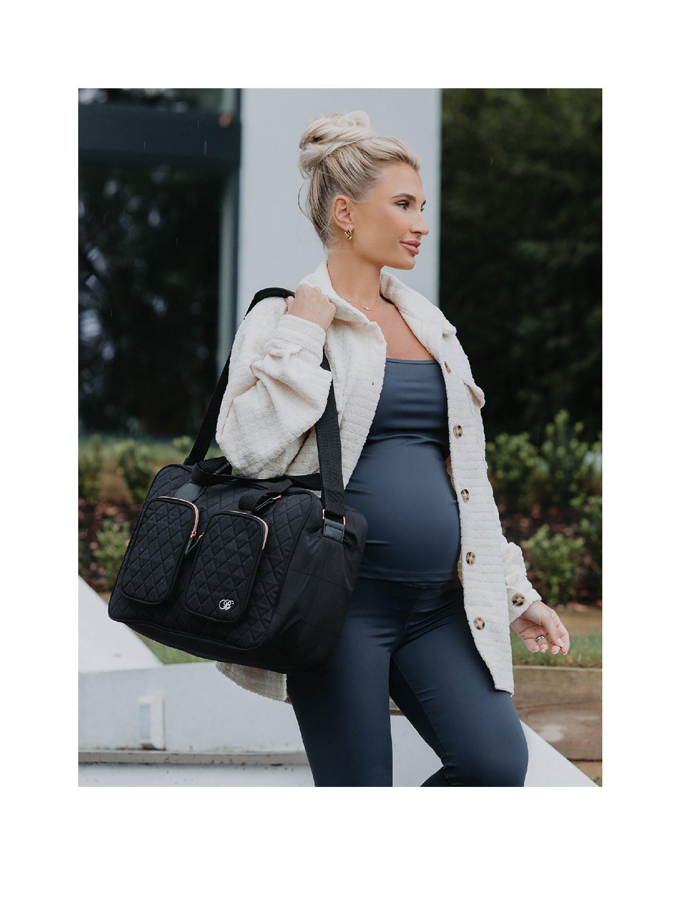 My Babiie Billie Faiers Black Quilted Deluxe Changing Bag Very Ireland