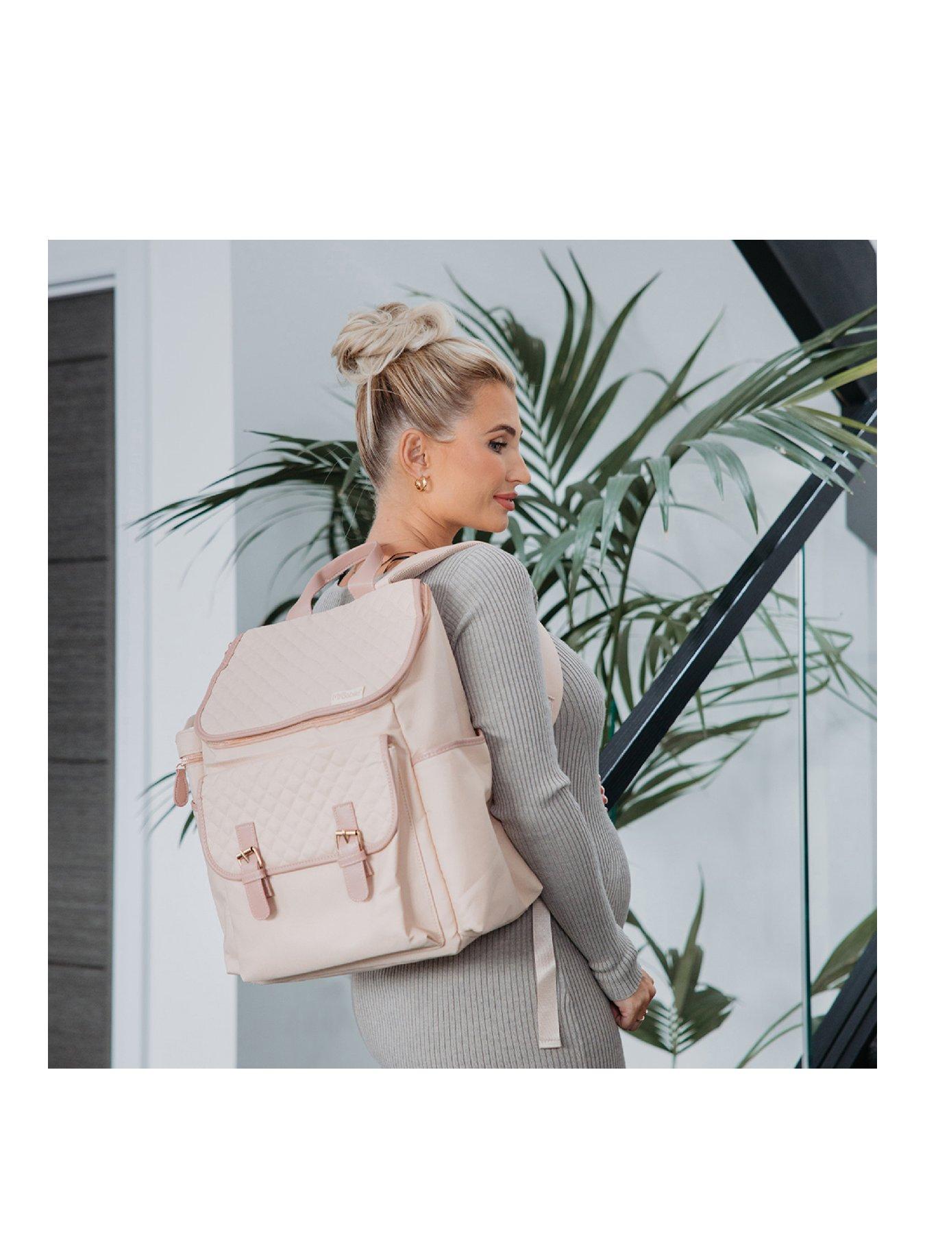 Blush pink changing outlet bag