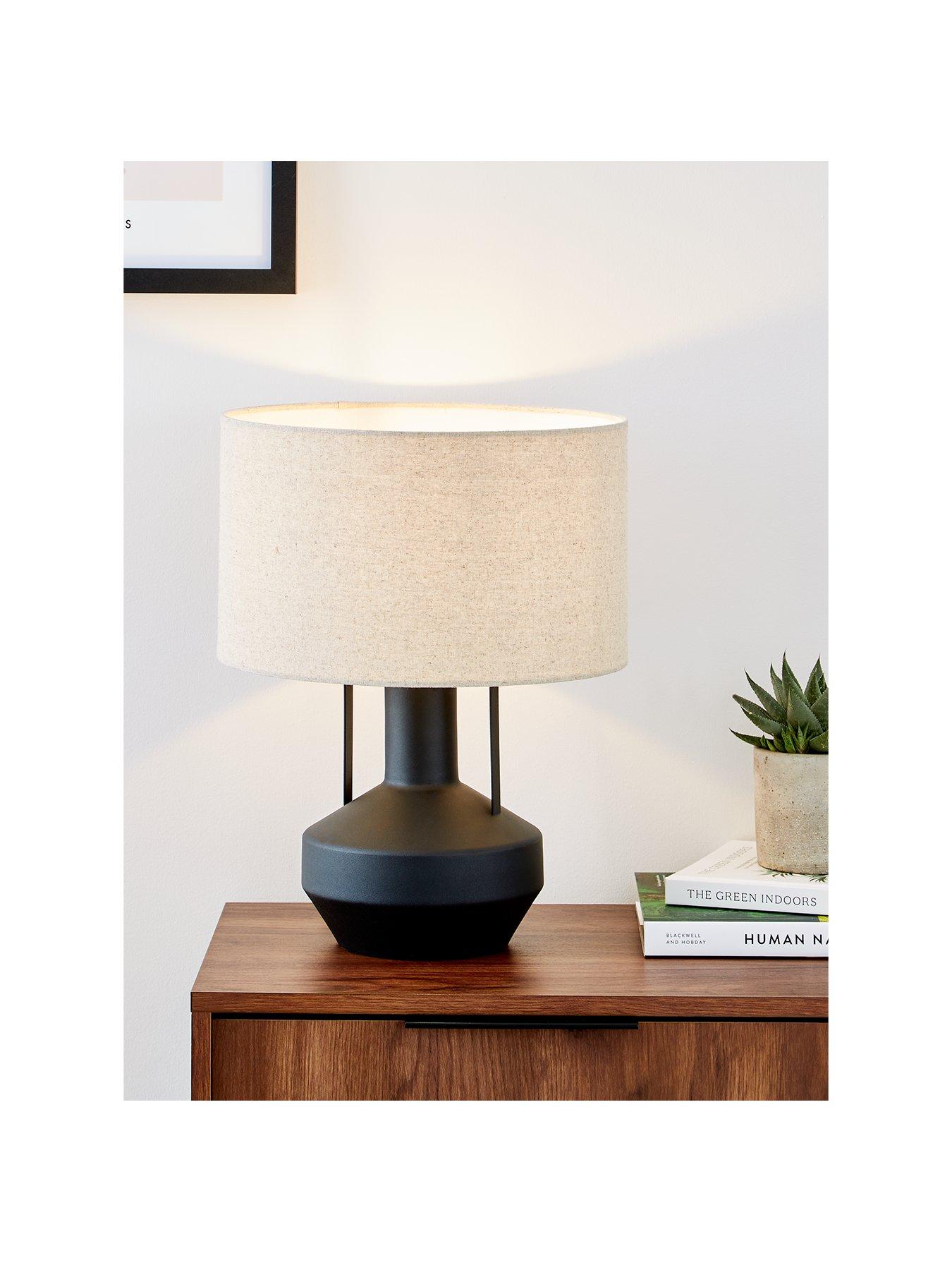 very-home-metal-spun-table-lamp