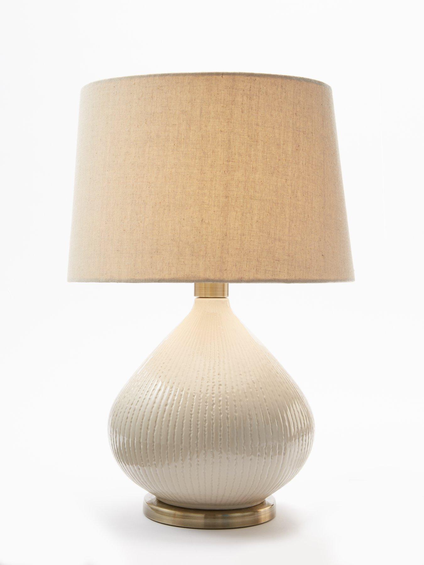 Image 3 of 6 of The Very Collection Aveline Ceramic Table Lamp