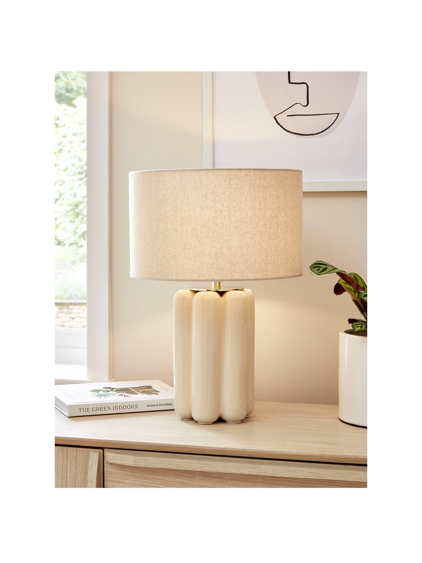 undefined Chubby Ceramic Table Lamp