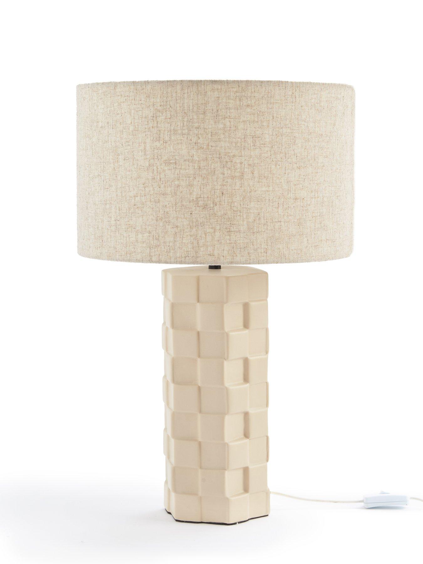 very-home-checker-board-ceramic-table-lamp