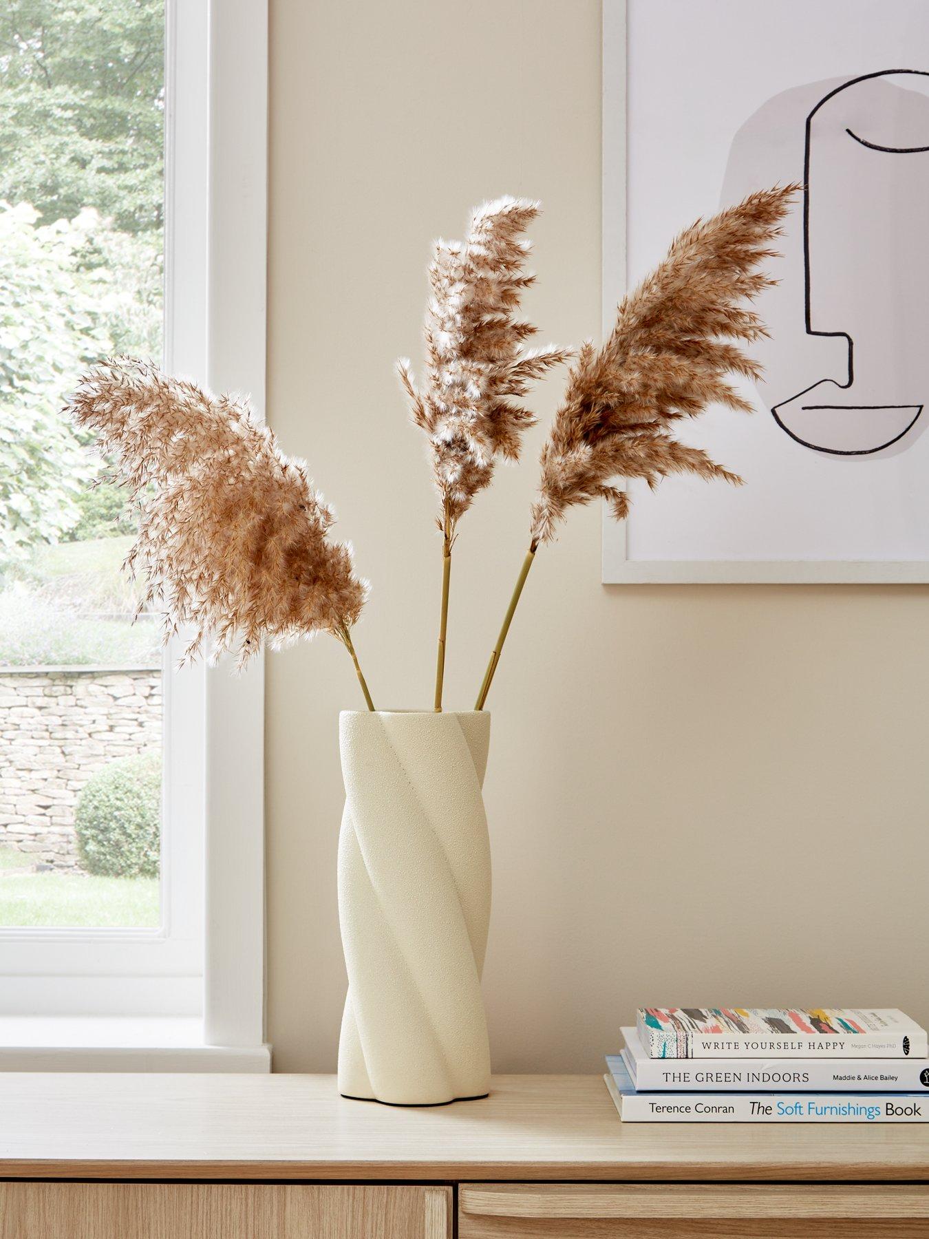 Image 1 of 6 of The Very Collection Spiral Vase - Natural