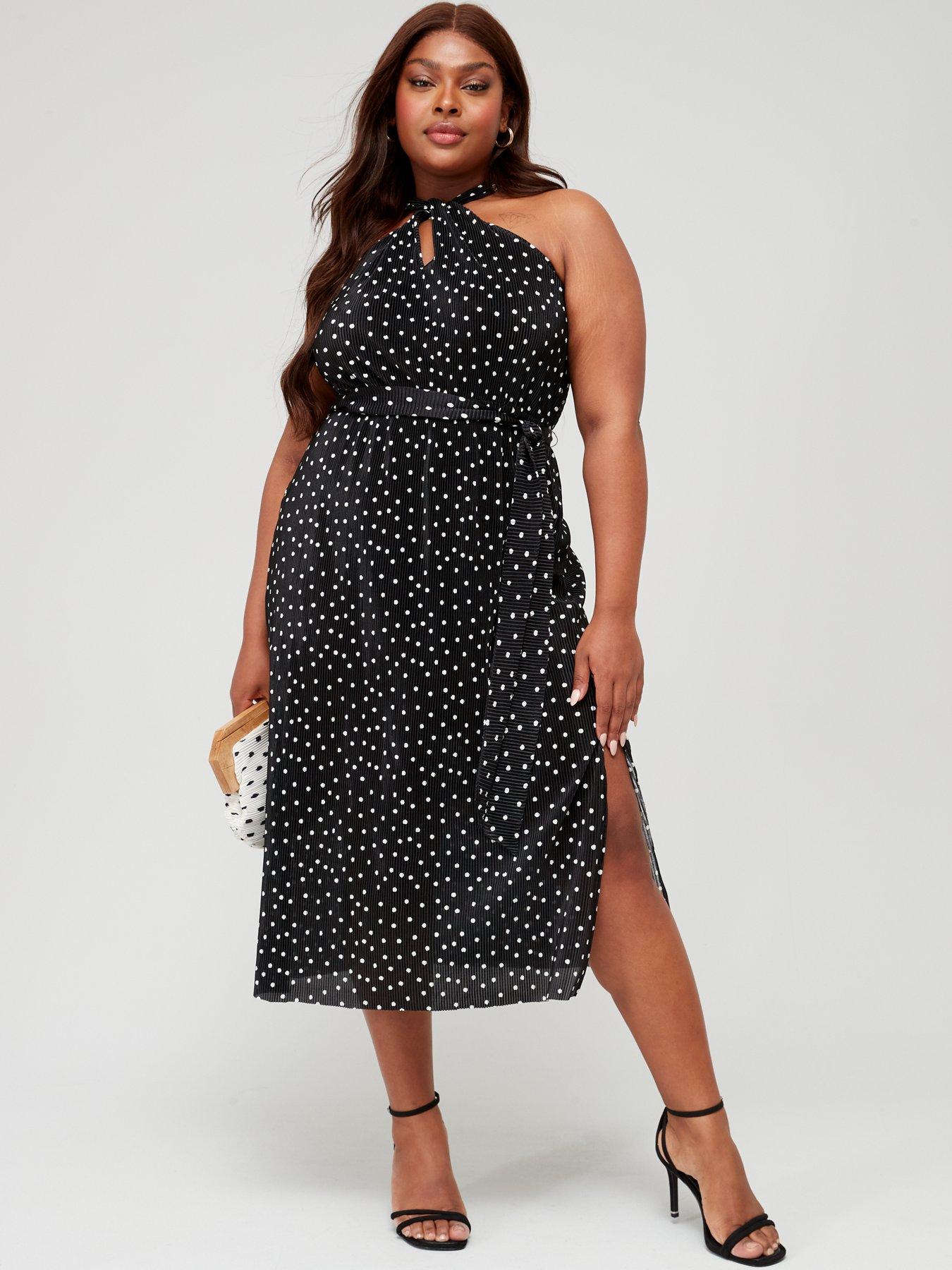 Curve polka dot dress hotsell