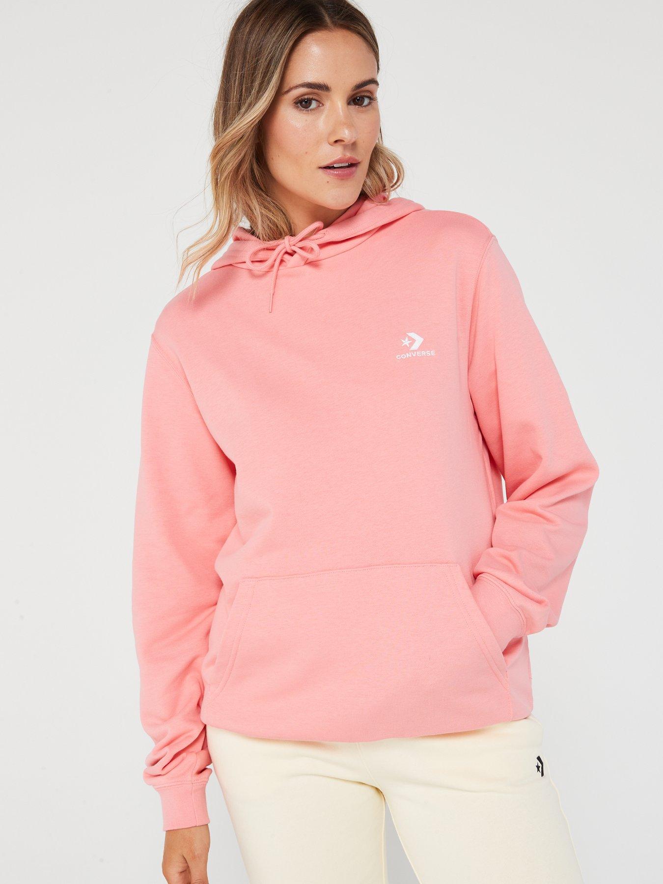 Converse pink sales hoodie