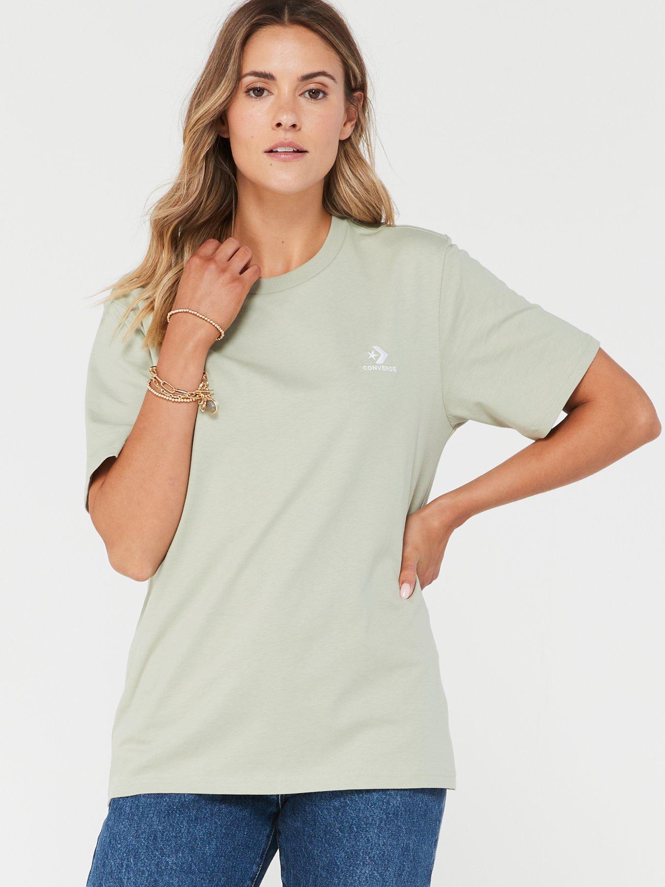 Converse t cheap shirt womens green