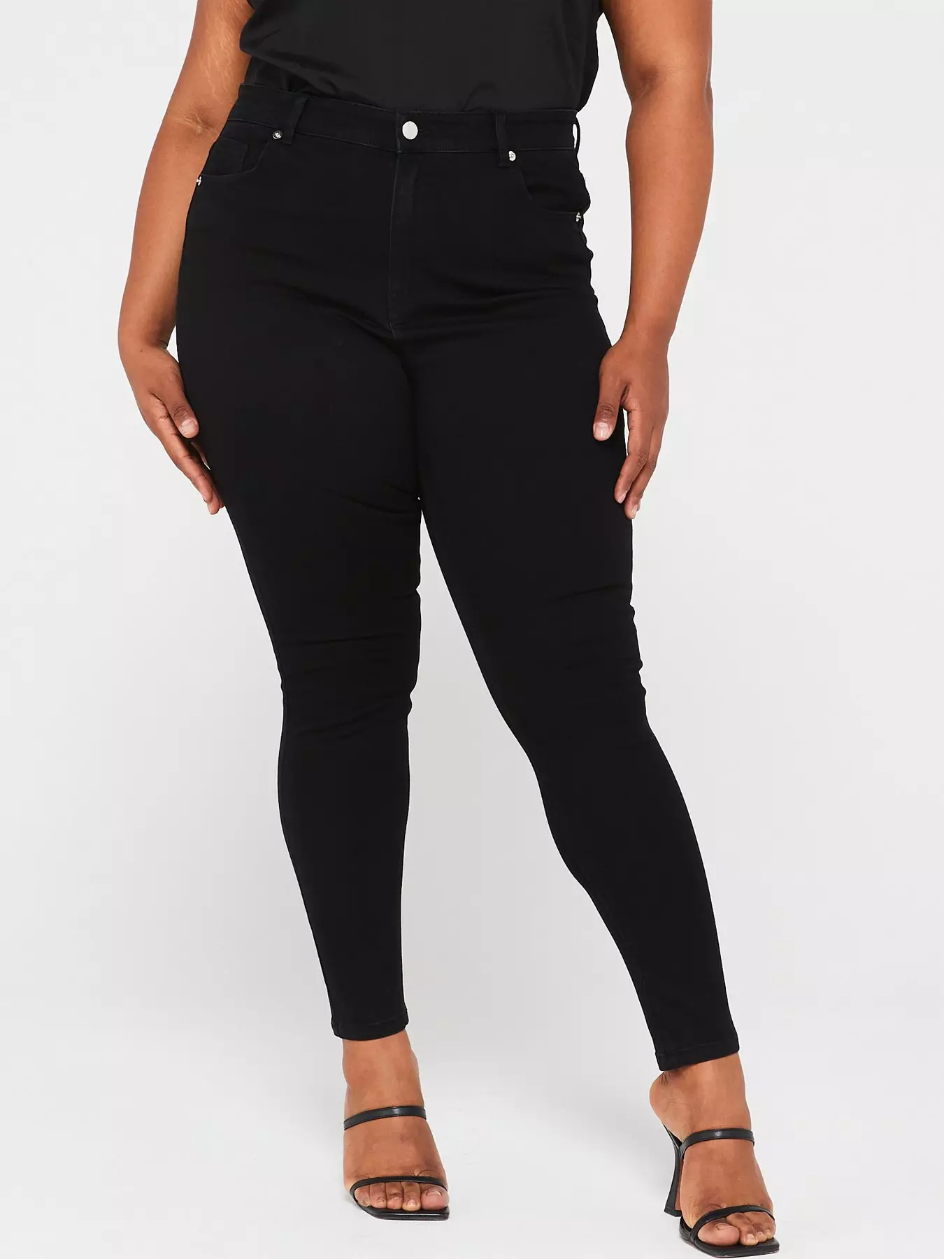 Model is 5'8.5 and wears Plus size 16. With all the stretch of a legging  but the style points of a pair of jea…