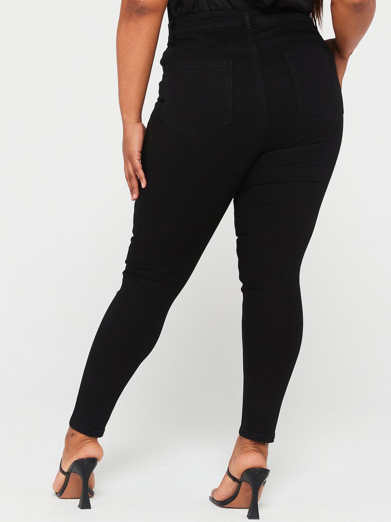 v-by-very-curve-supersoft-high-waisted-skinny-jean-blackstillFront