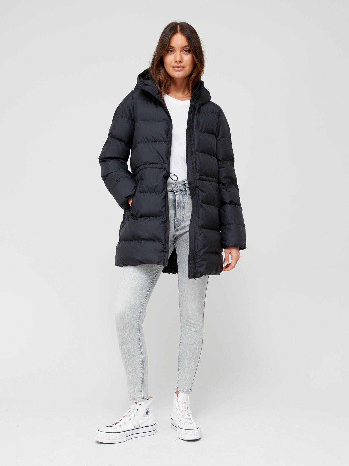 Levi's Hooded Midi Blacks - Caviar Black