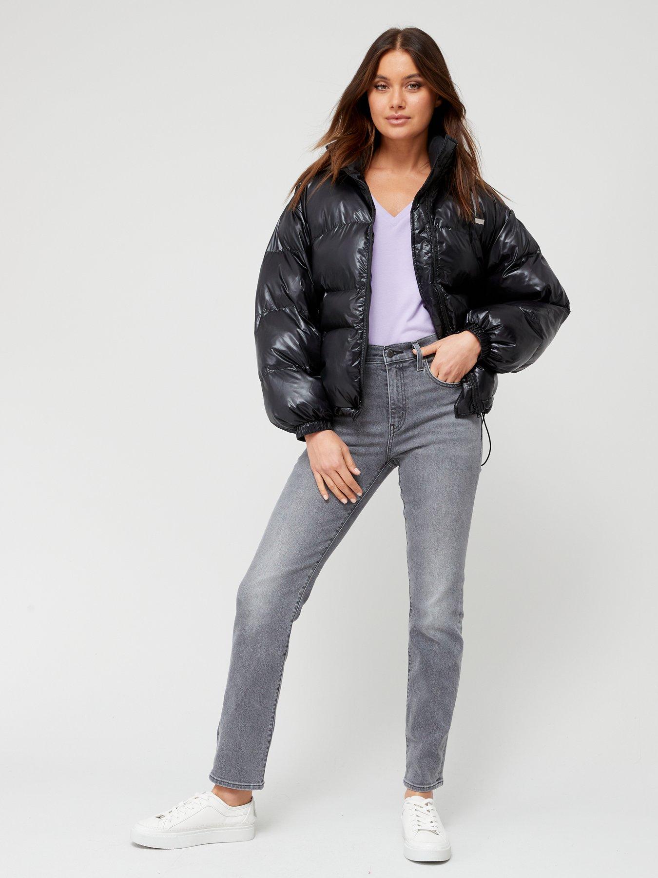 Levi s Retro Puffer Coat Caviar Black Very Ireland